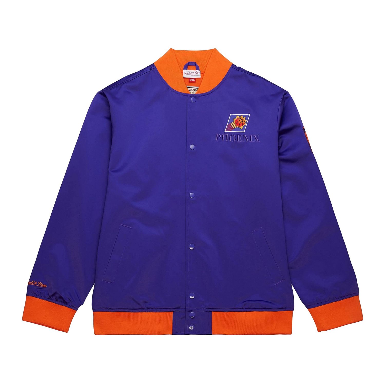 Mitchell  Ness Phoenix Suns Hardwood Classics Team OG 30 Lightweight Satin Full-Snap Jacket - view number 2