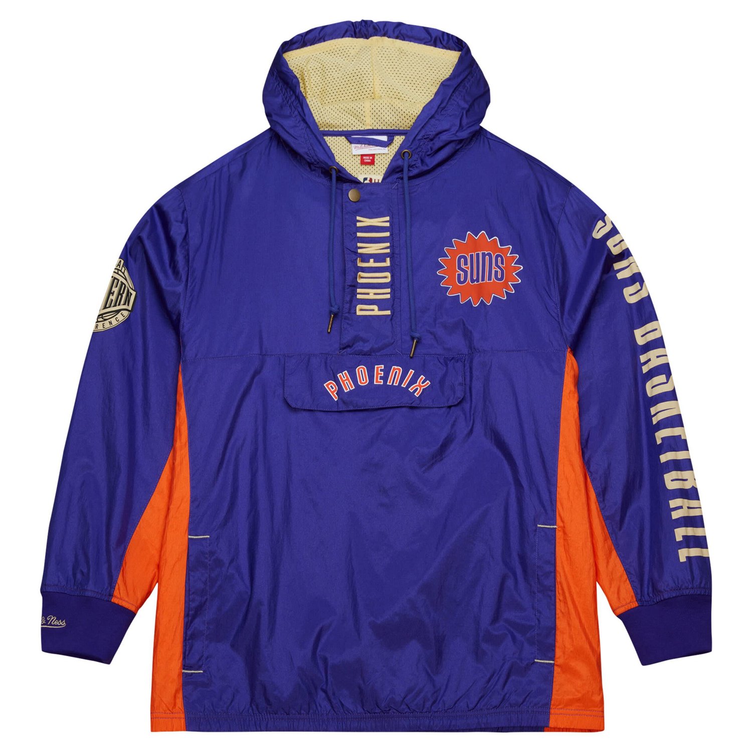 Mitchell  Ness Phoenix Suns Team OG 20 Vintage Logo Anorak Windbreaker Quarter-Zip Jacket - view number 2