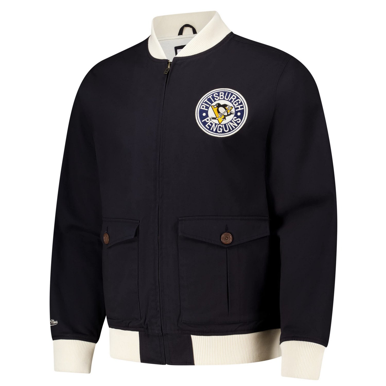 Mitchell  Ness Pittsburgh Penguins Vintage Coaches Cotton Twill Full-Zip Jacket                                                  - view number 2