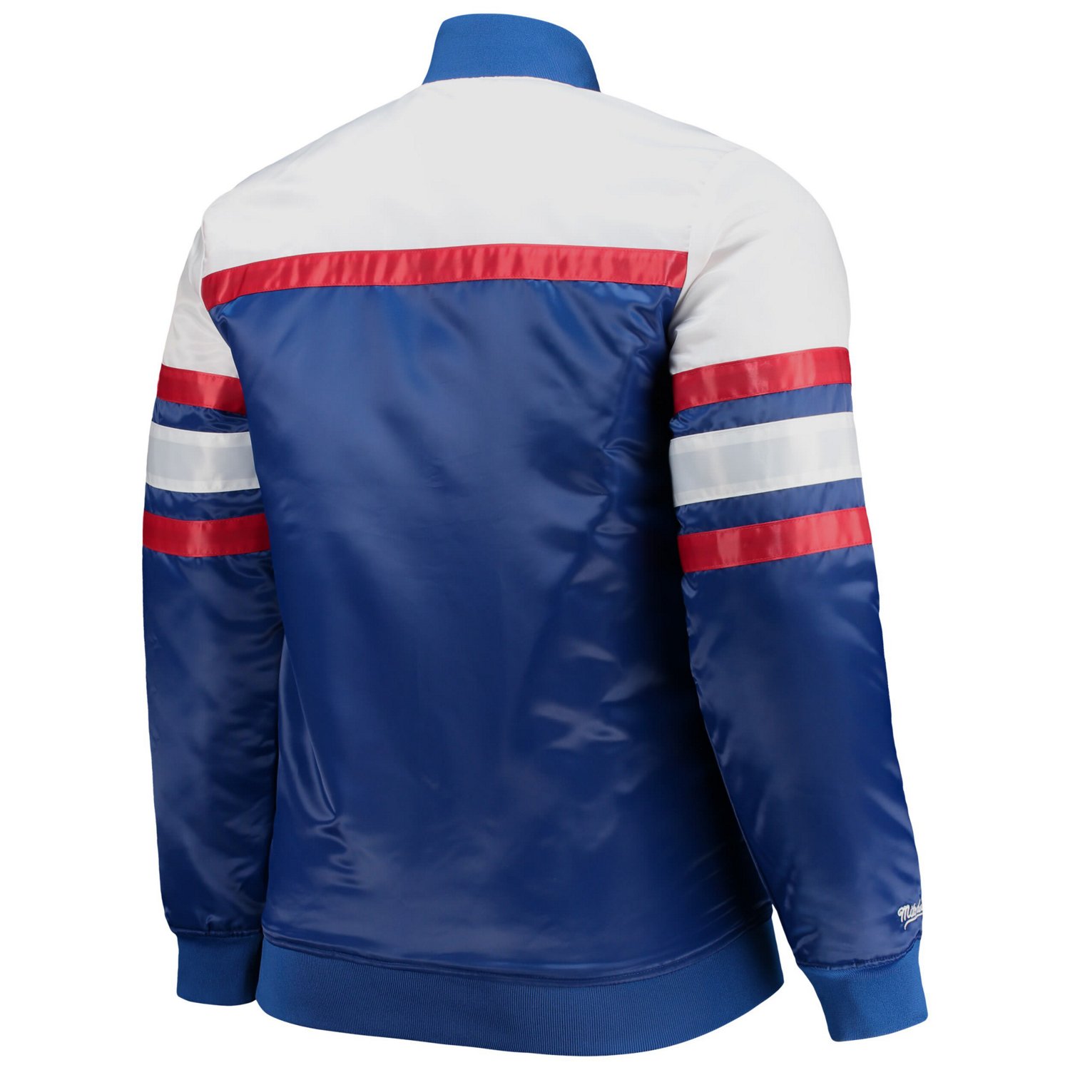 Mitchell  Ness /Red Atlanta Braves Big  Tall Coaches Satin Full-Snap Jacket