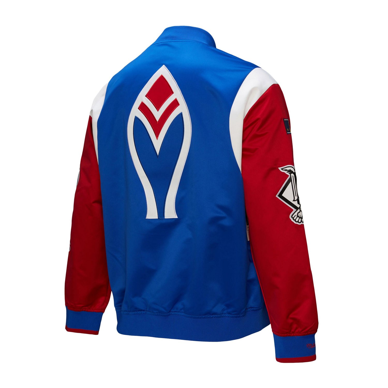 Mitchell  Ness Red Atlanta Braves Cooperstown Collection Team Origins Satin Full-Snap Jacket