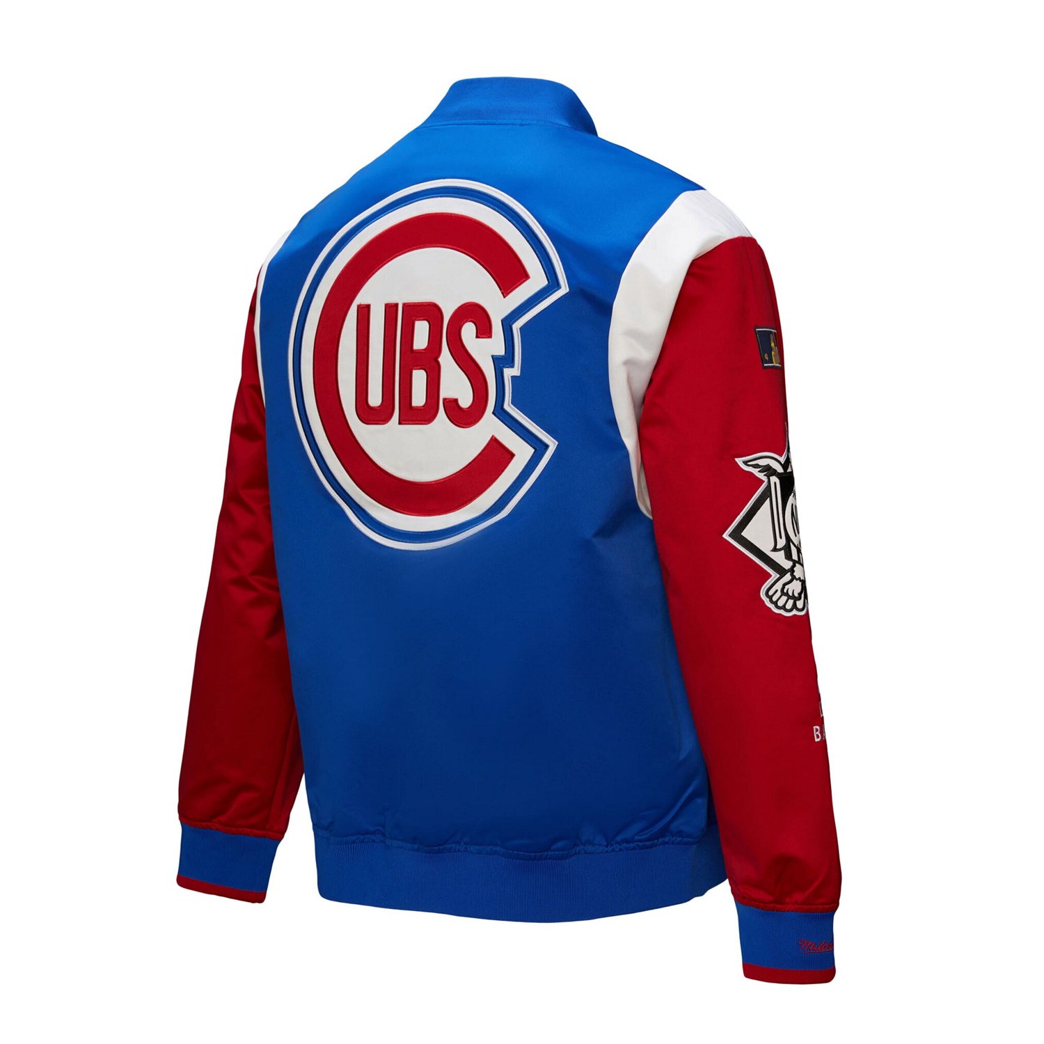 Mitchell  Ness Red Chicago Cubs Cooperstown Collection Team Origins Satin Full-Snap Jacket