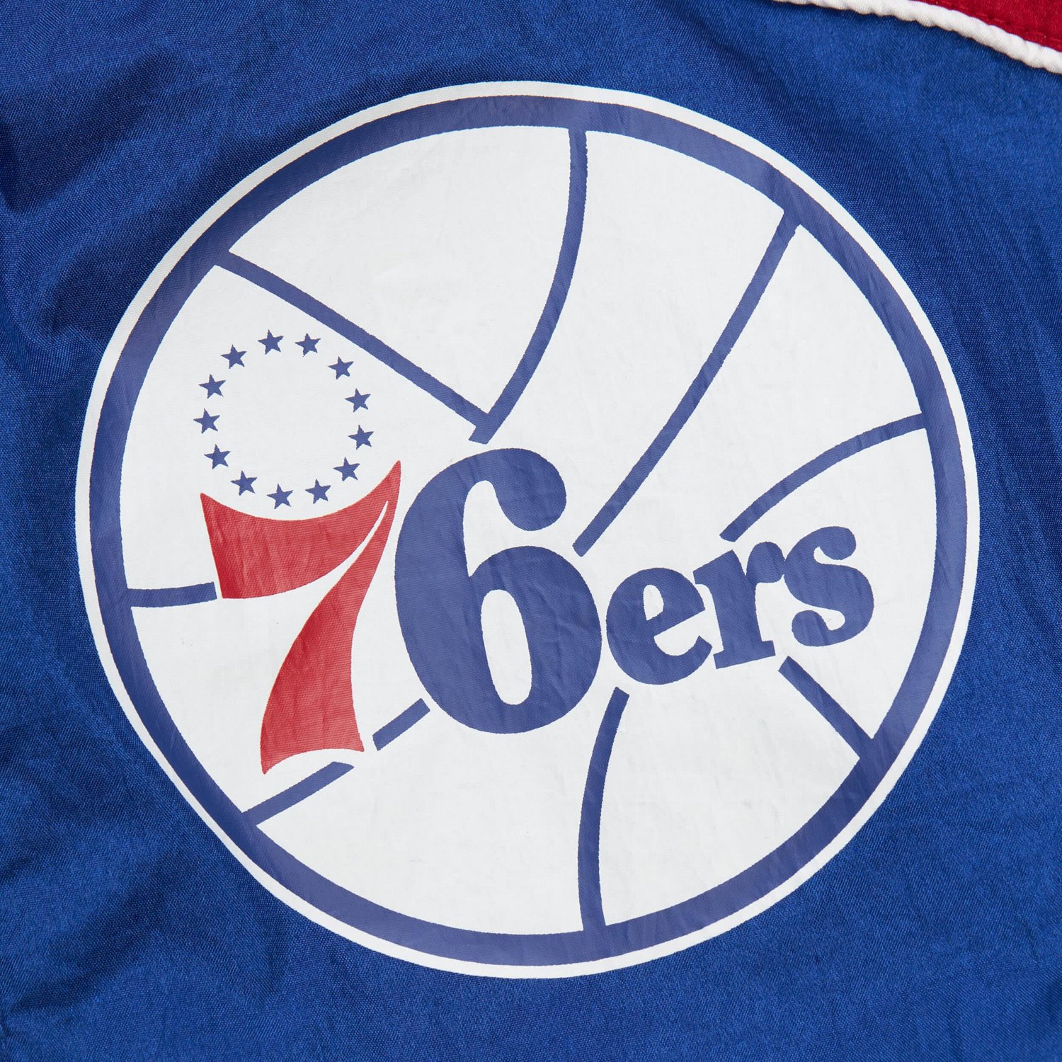 Mitchell  Ness Red Philadelphia 76ers Hardwood Classics Big Shot Premium Full-Zip Windbreaker Jacket                             - view number 3