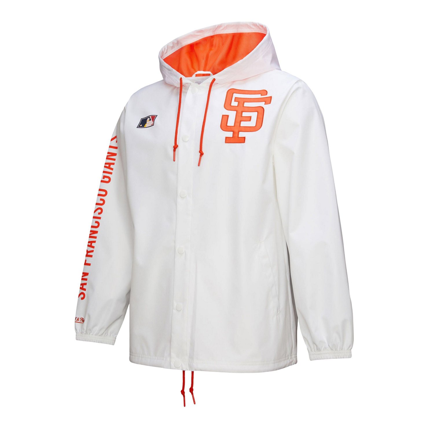 Mitchell  Ness San Francisco Giants Vintage Full-Snap Hooded Coaches Jacket - view number 2