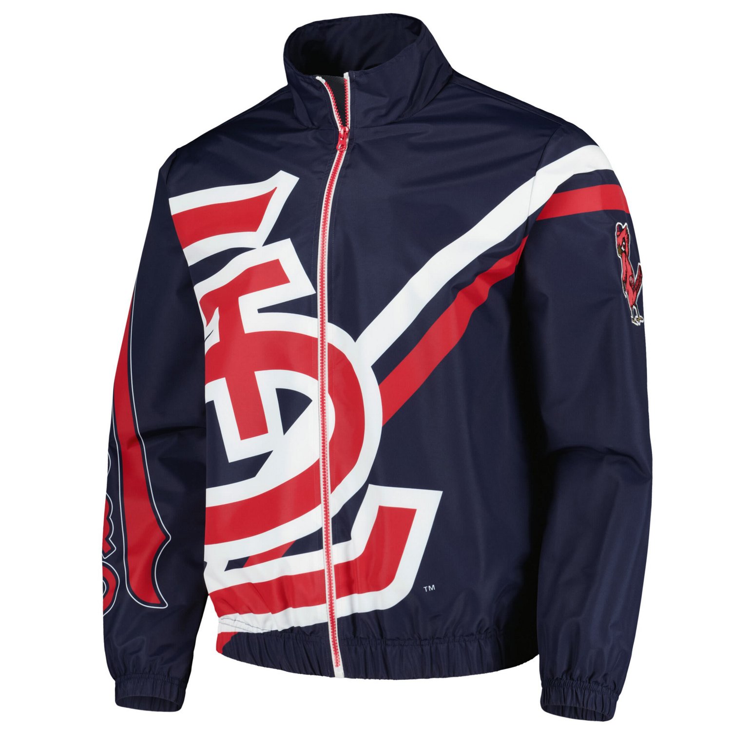 Mitchell  Ness St Louis Cardinals Exploded Logo Warm Up Full-Zip Jacket - view number 2
