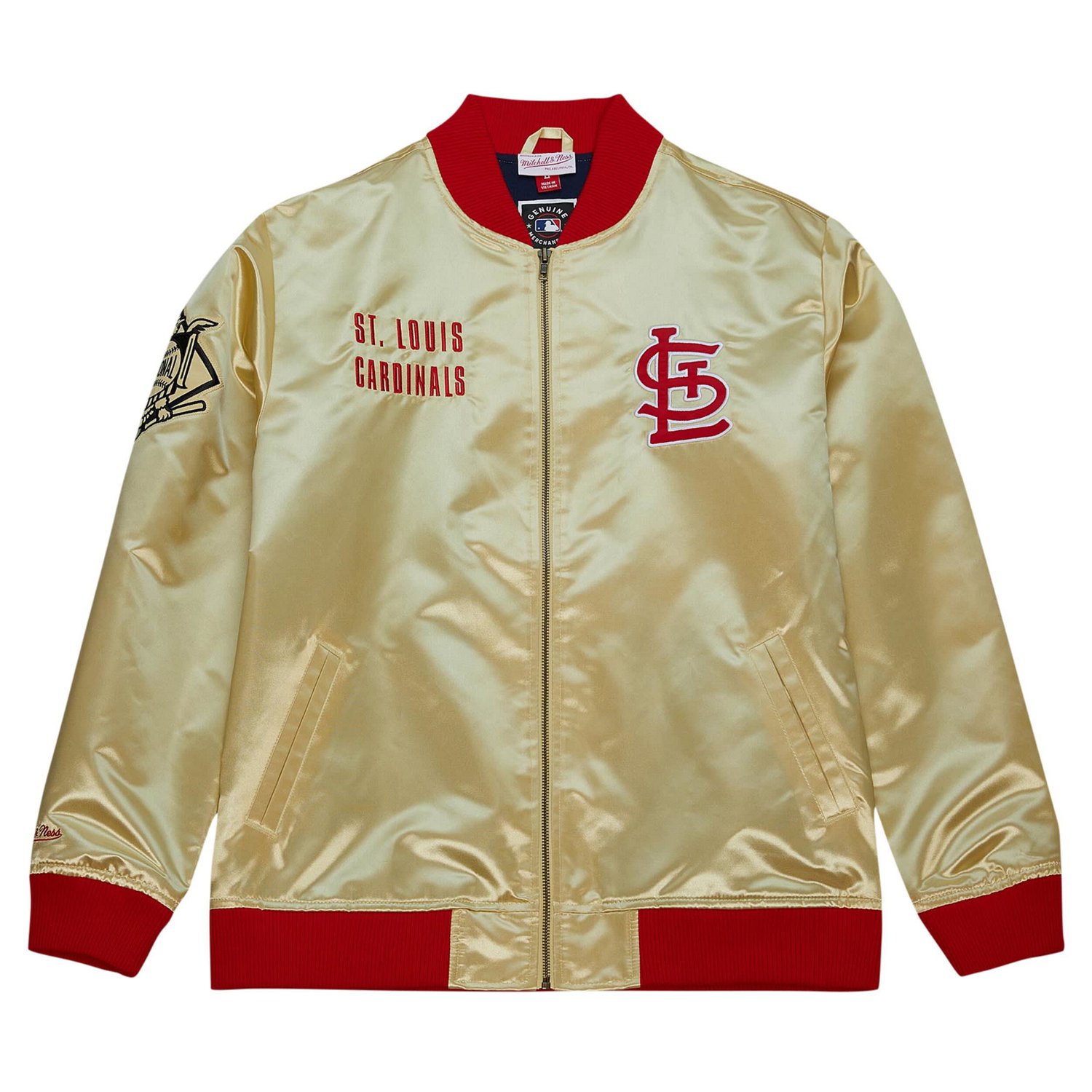 Mitchell  Ness St Louis Cardinals OG 20 Lightweight Satin Full-Zip Jacket - view number 2