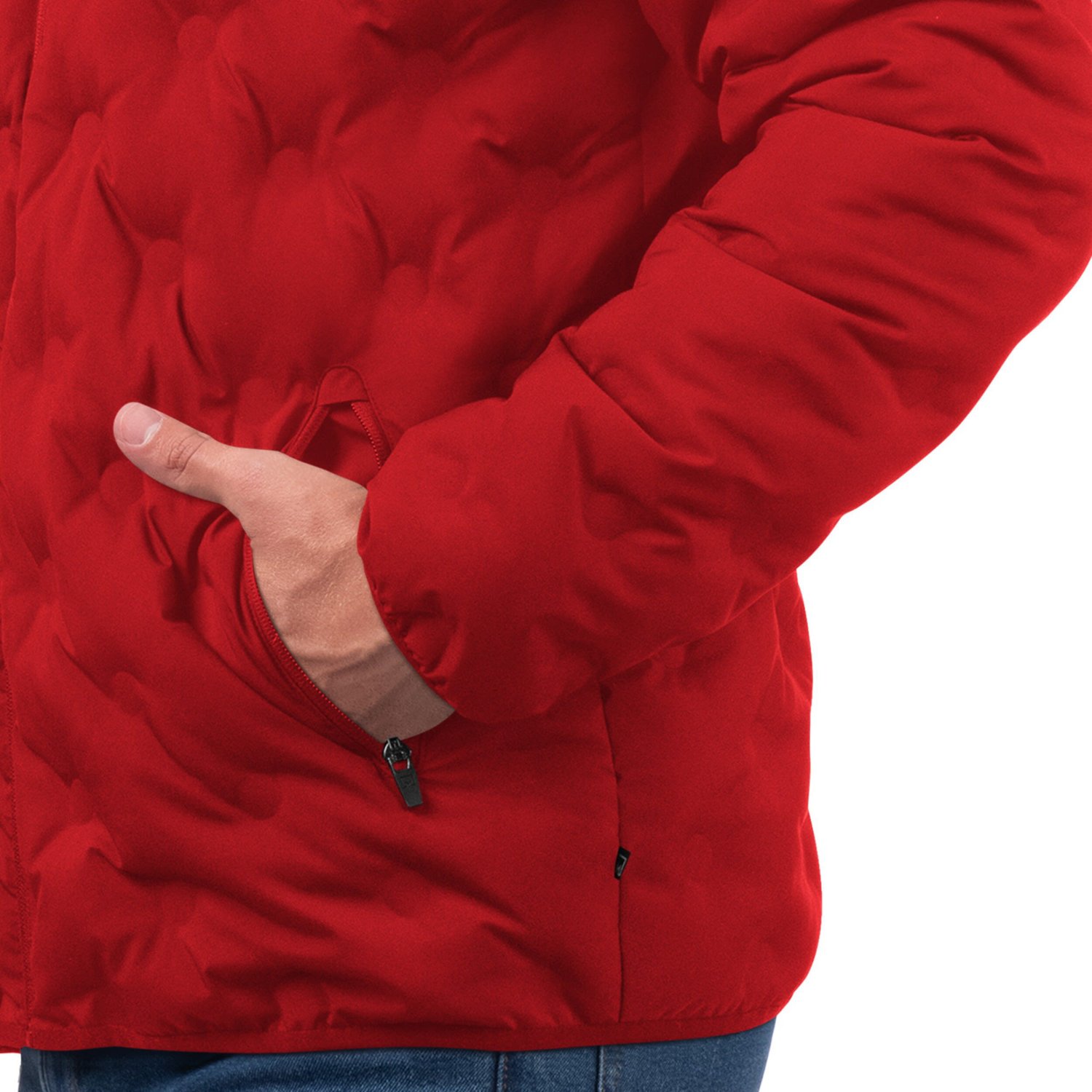 MSX by Michael Strahan Chicago Blackhawks Persistence Quilted Full-Zip Jacket                                                    - view number 3