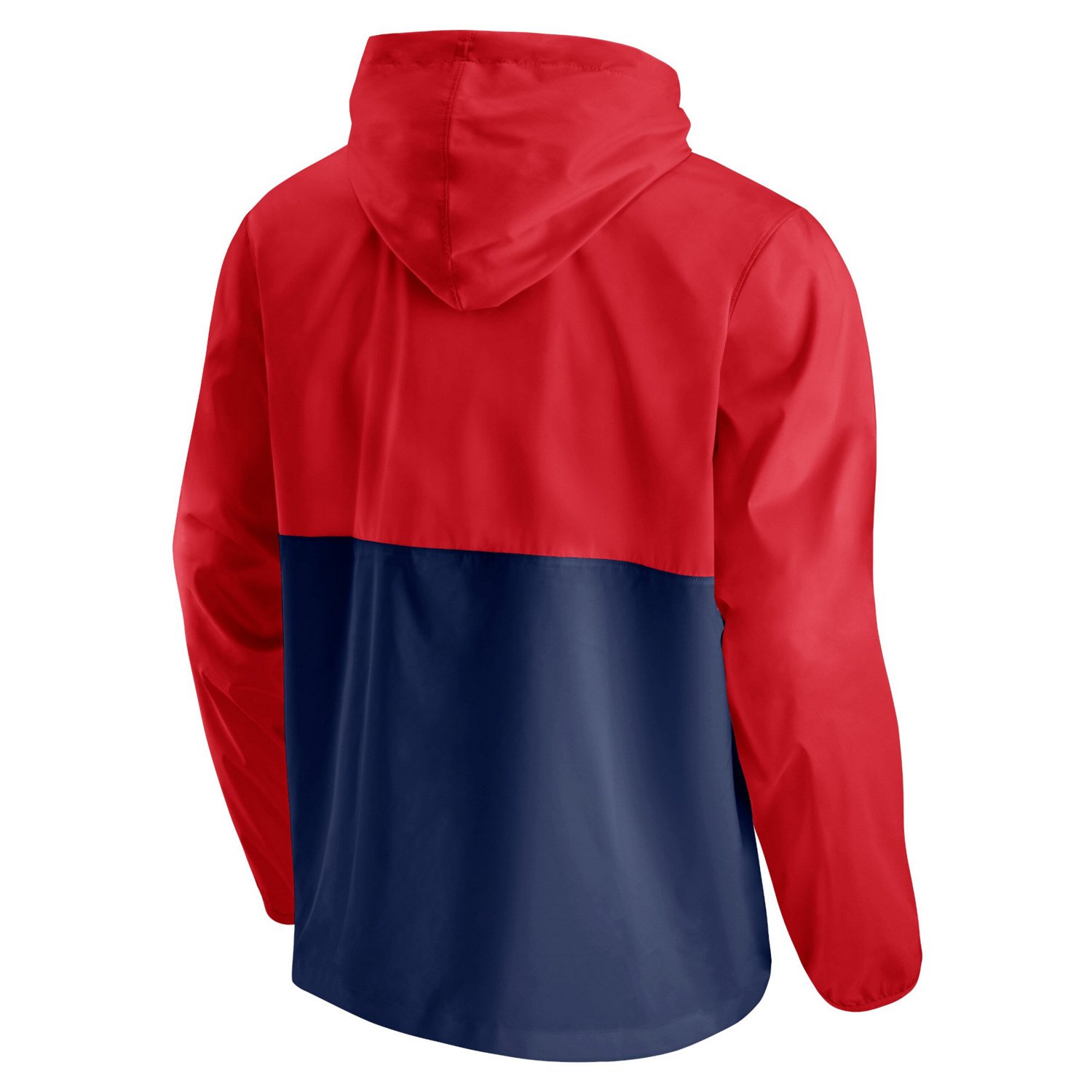 /Navy Washington Capitals Thrill Seeker Anorak Half-Zip Jacket