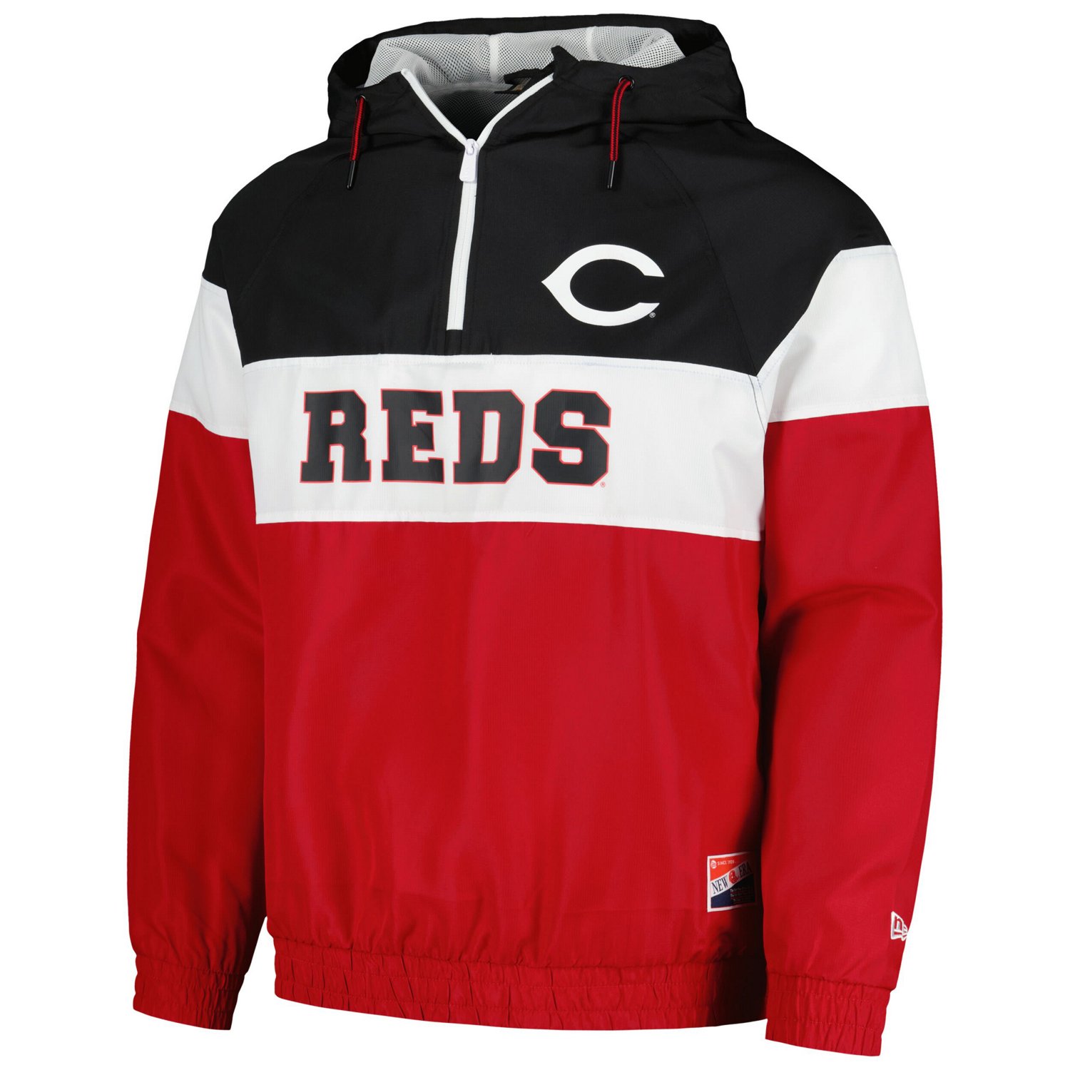 New Era Cincinnati s Ripstop Raglan Quarter-Zip Hoodie Windbreaker Jacket                                                        - view number 2