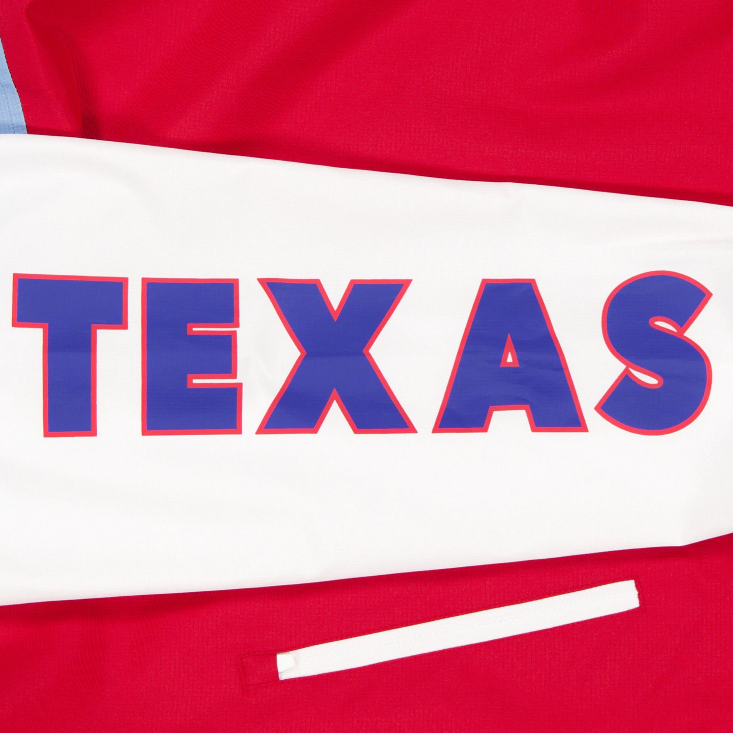 New Era Light Blue Texas Rangers Color Block Full-Zip Hoodie Windbreaker - view number 4