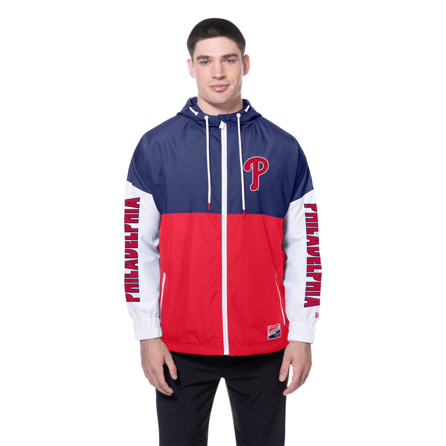 New Era Royal Philadelphia Phillies Color Block Full-Zip Hoodie Windbreaker - view number 4