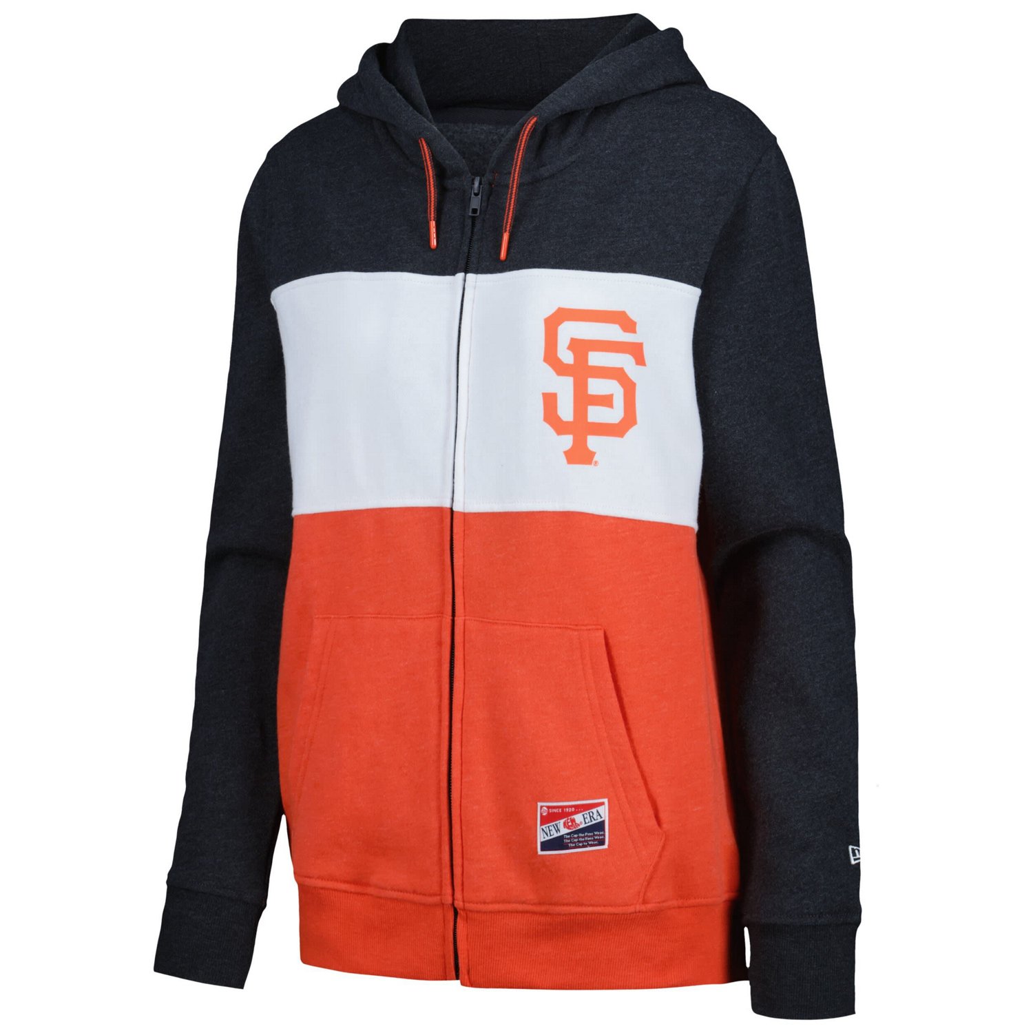 New Era San Francisco Giants Color Block Full-Zip Hoodie Jacket - view number 2