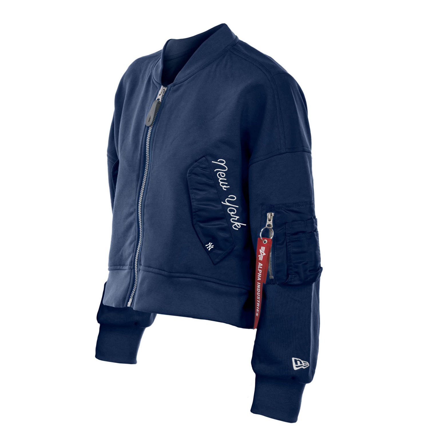 New Era x Alpha Industries York Yankees Cropped Full-Zip Jacket