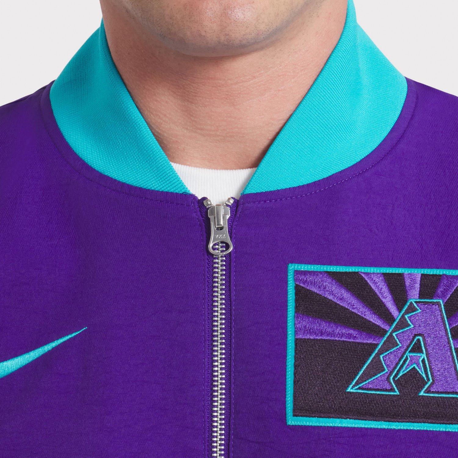 Nike Arizona Diamondbacks 2025 City Connect Authentic Collection Full-Zip Bomber Jacket - view number 4