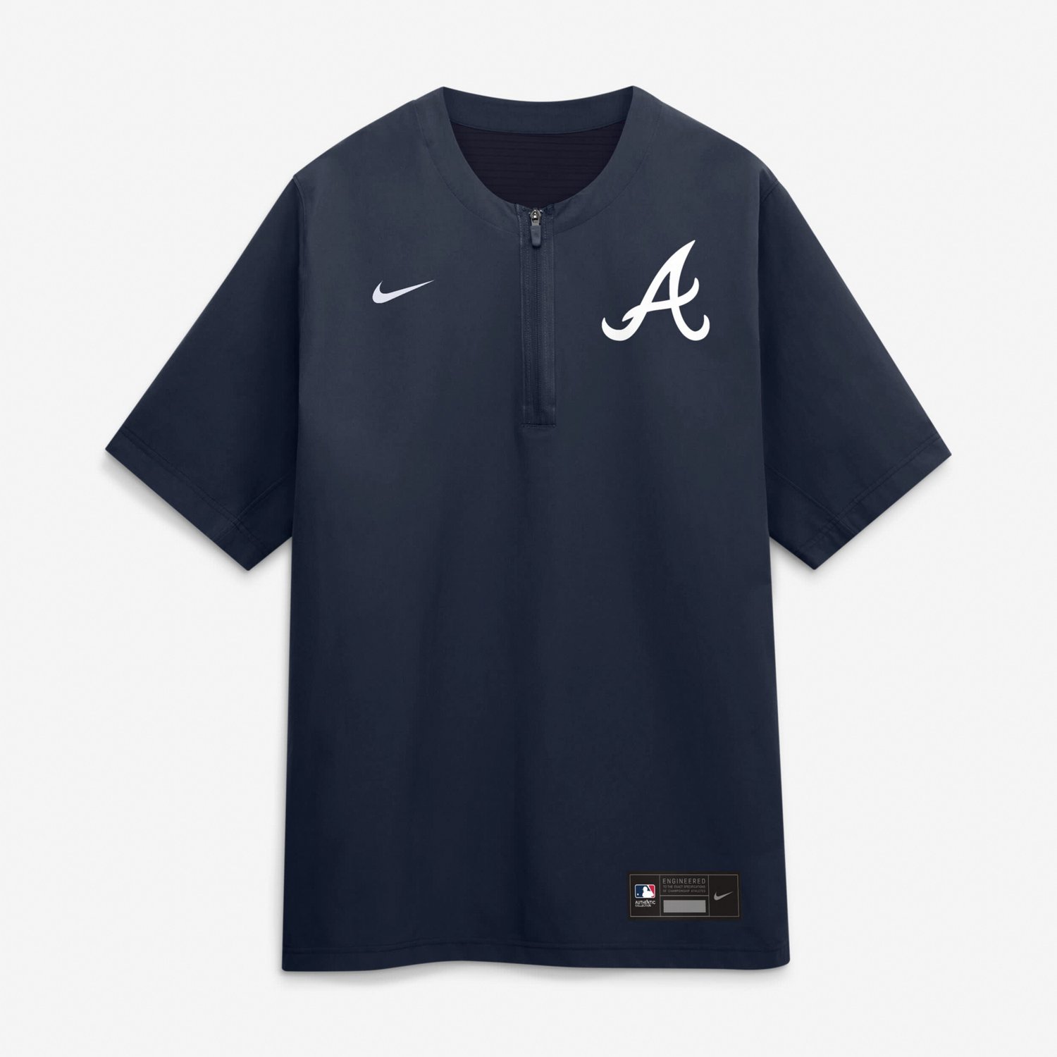 Nike Atlanta Braves Authentic Collection Dri-FIT Quarter-Zip Windshirt - view number 4
