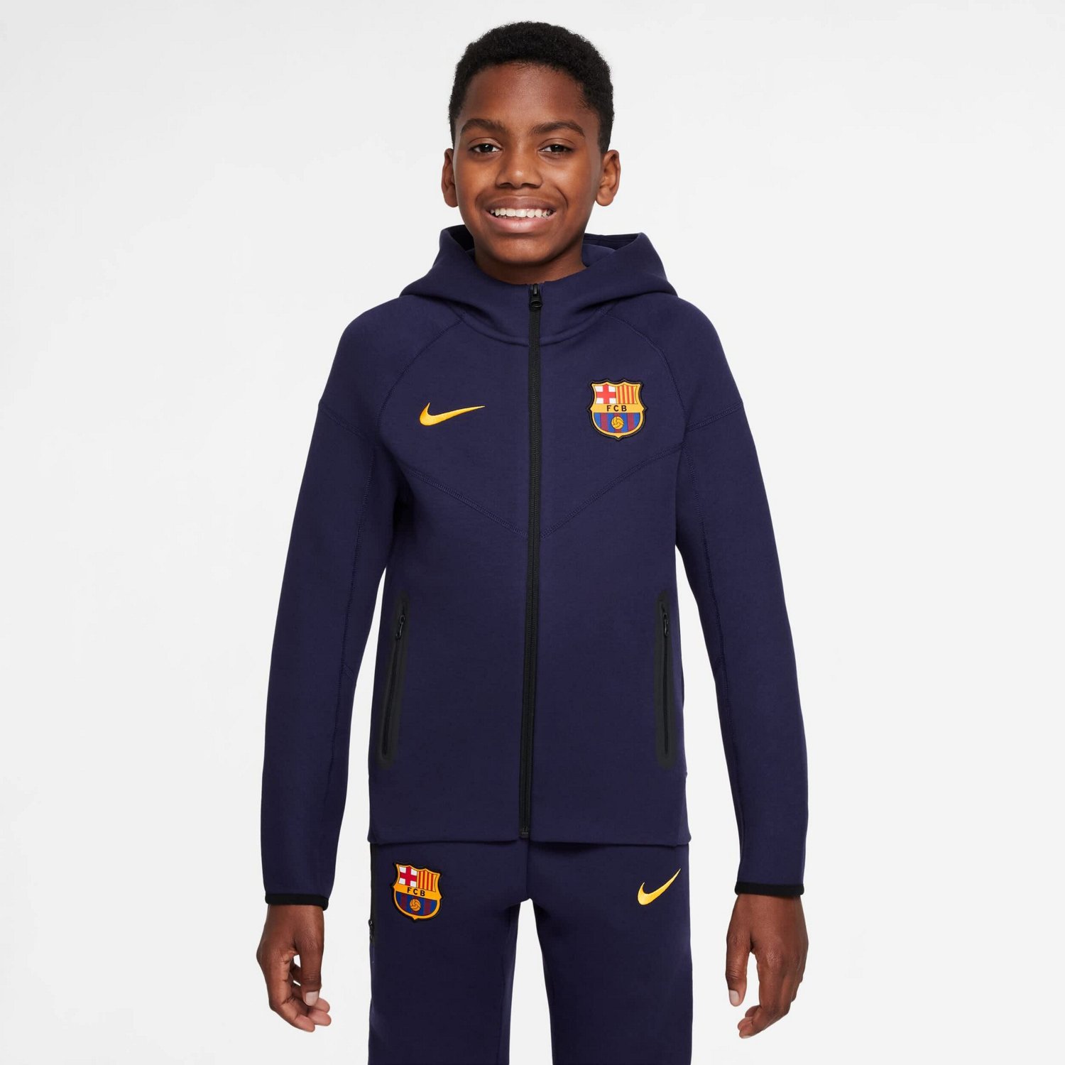 Nike Barcelona 2025 26 Tech Fleece Full-Zip Hoodie