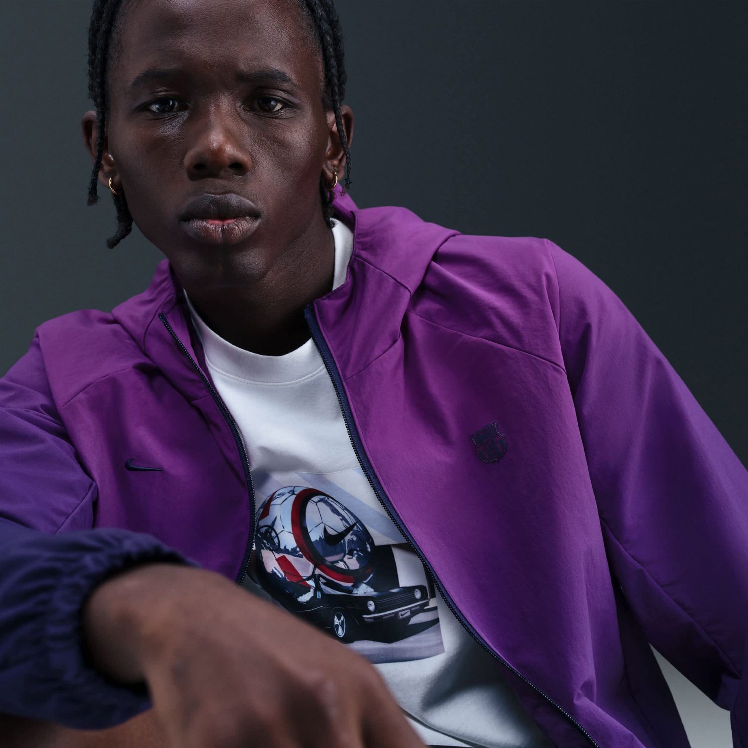Nike Barcelona AWF Woven Full-Zip Jacket - view number 3