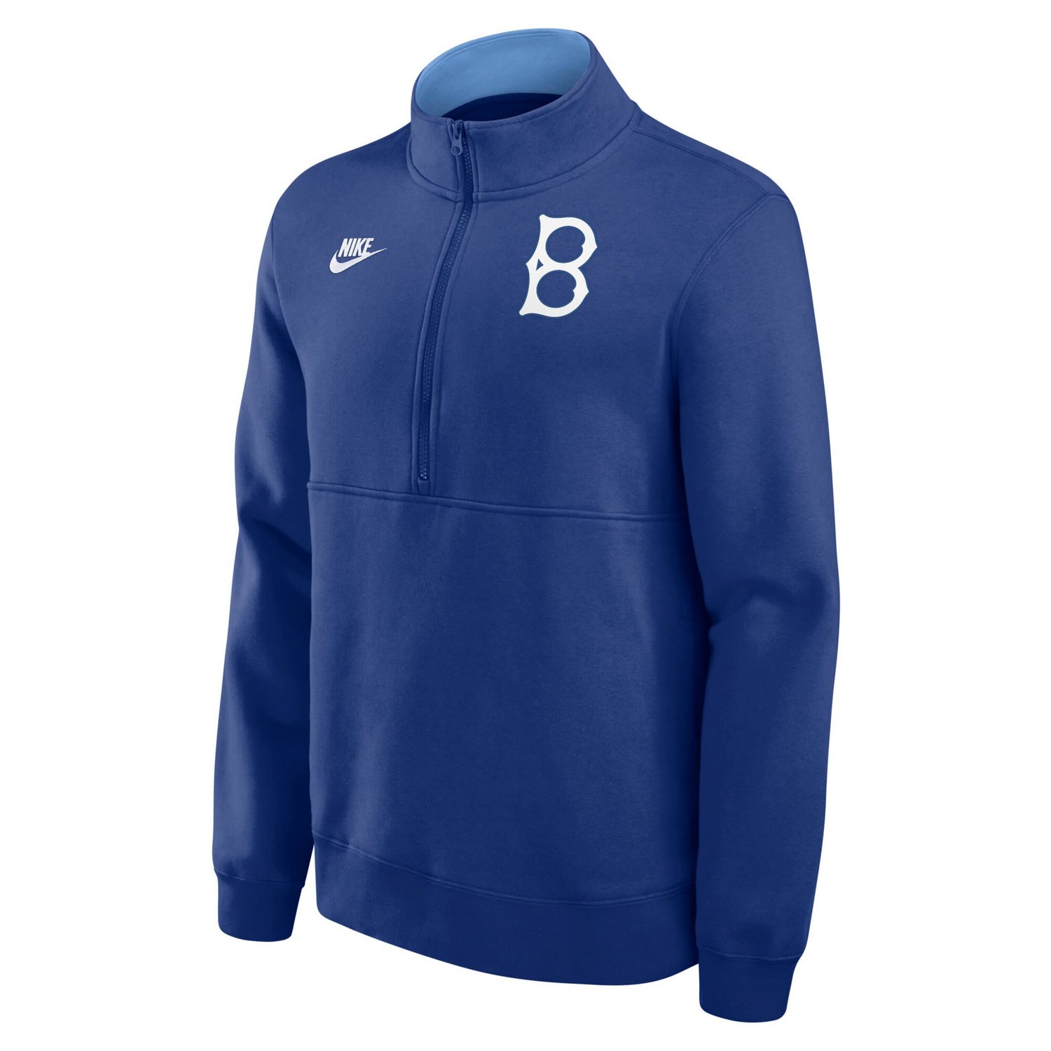 Nike Brooklyn Dodgers Cooperstown Collection Fleece Half-Zip Pullover