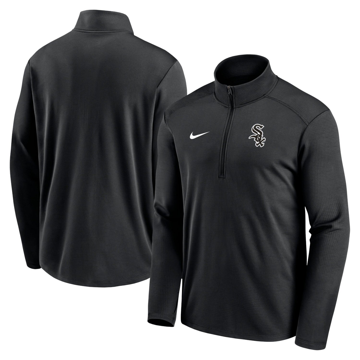 Nike Chicago White Sox Agility Pacer Lightweight Performance Half-Zip Top - view number 1
