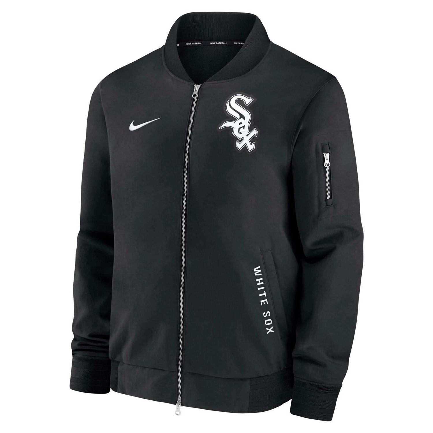 Nike Chicago White Sox Authentic Collection Dugout Full-Zip Bomber Jacket