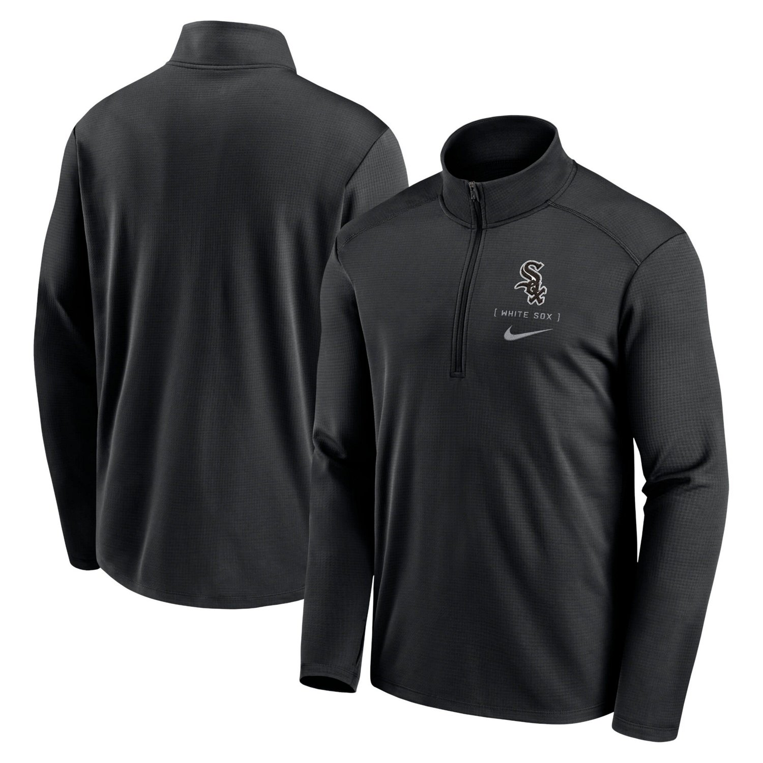 Nike Chicago White Sox Franchise Logo Pacer Performance Half-Zip Top