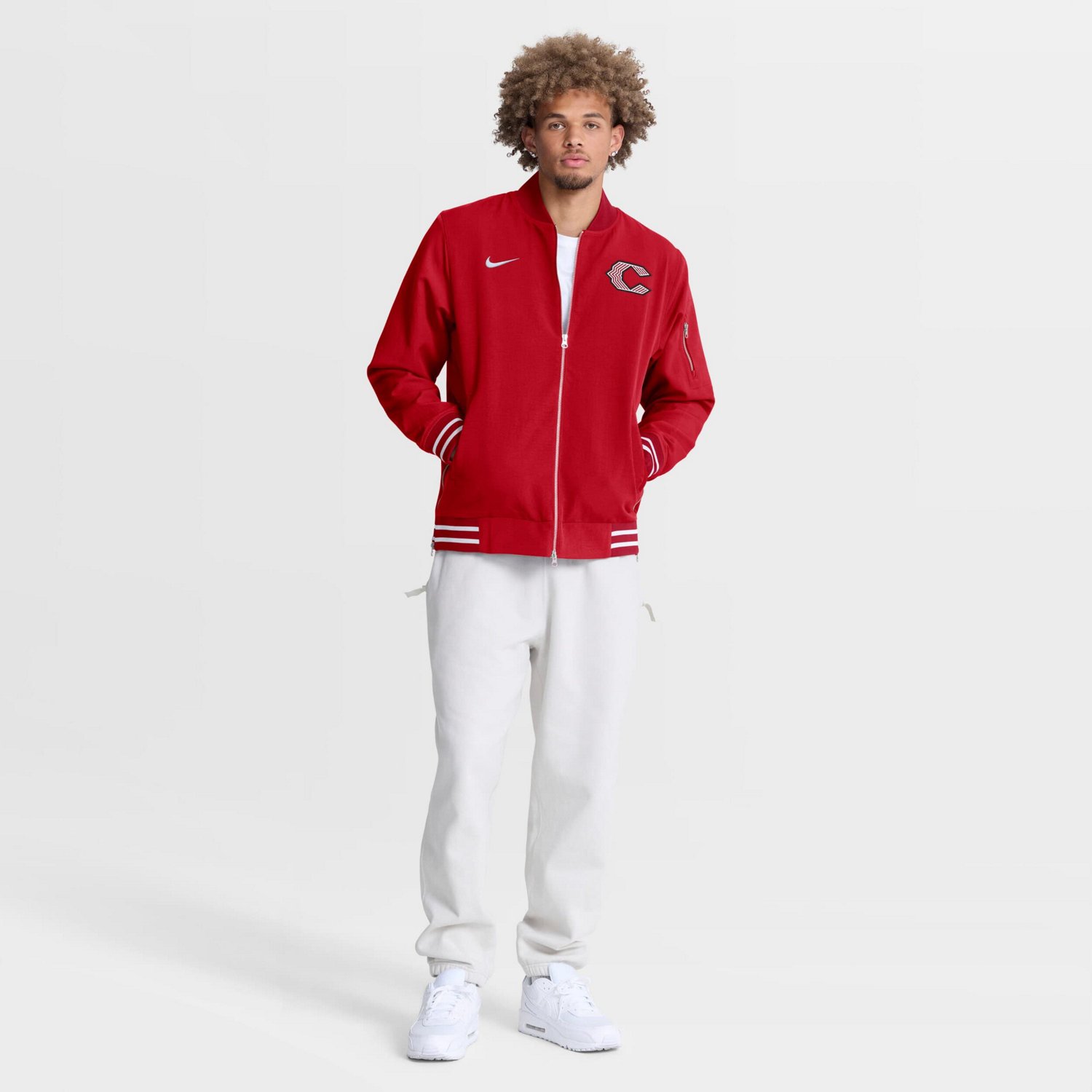 Nike Cincinnati s 2026 City Connect Authentic Collection Relaxed Full-Zip Bomber Jacket - view number 3