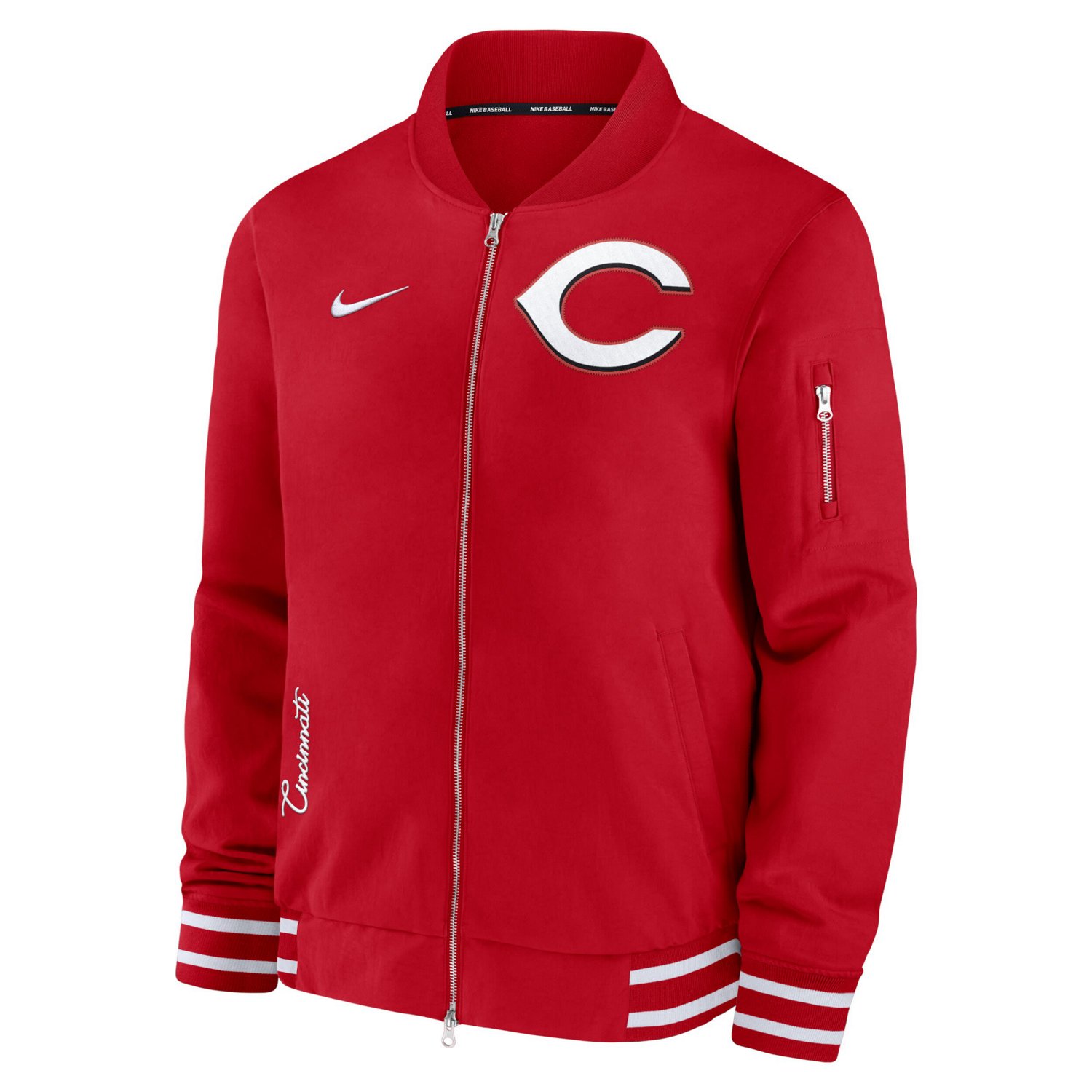 Nike Cincinnati s Authentic Collection Full-Zip Bomber Jacket