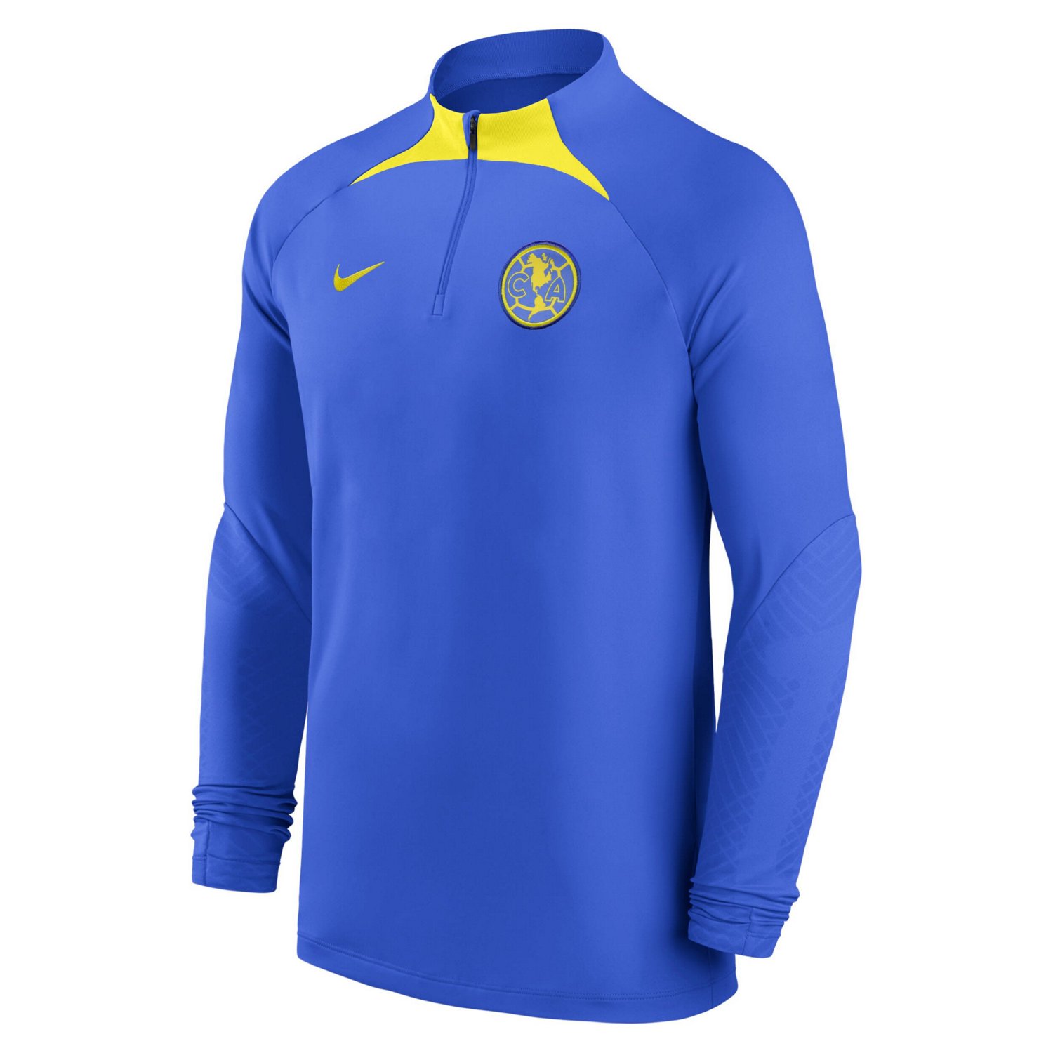 Nike Club America 2022 23 Strike Drill Performance Raglan Quarter-Zip Long Sleeve Top - view number 2