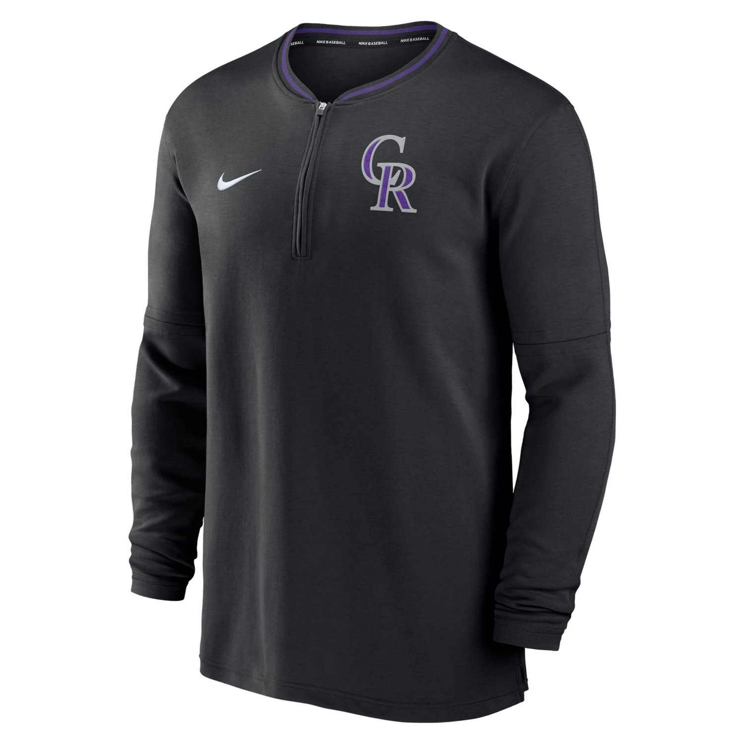 Nike Colorado Rockies Authentic Collection Performance Half-Zip Top - view number 2
