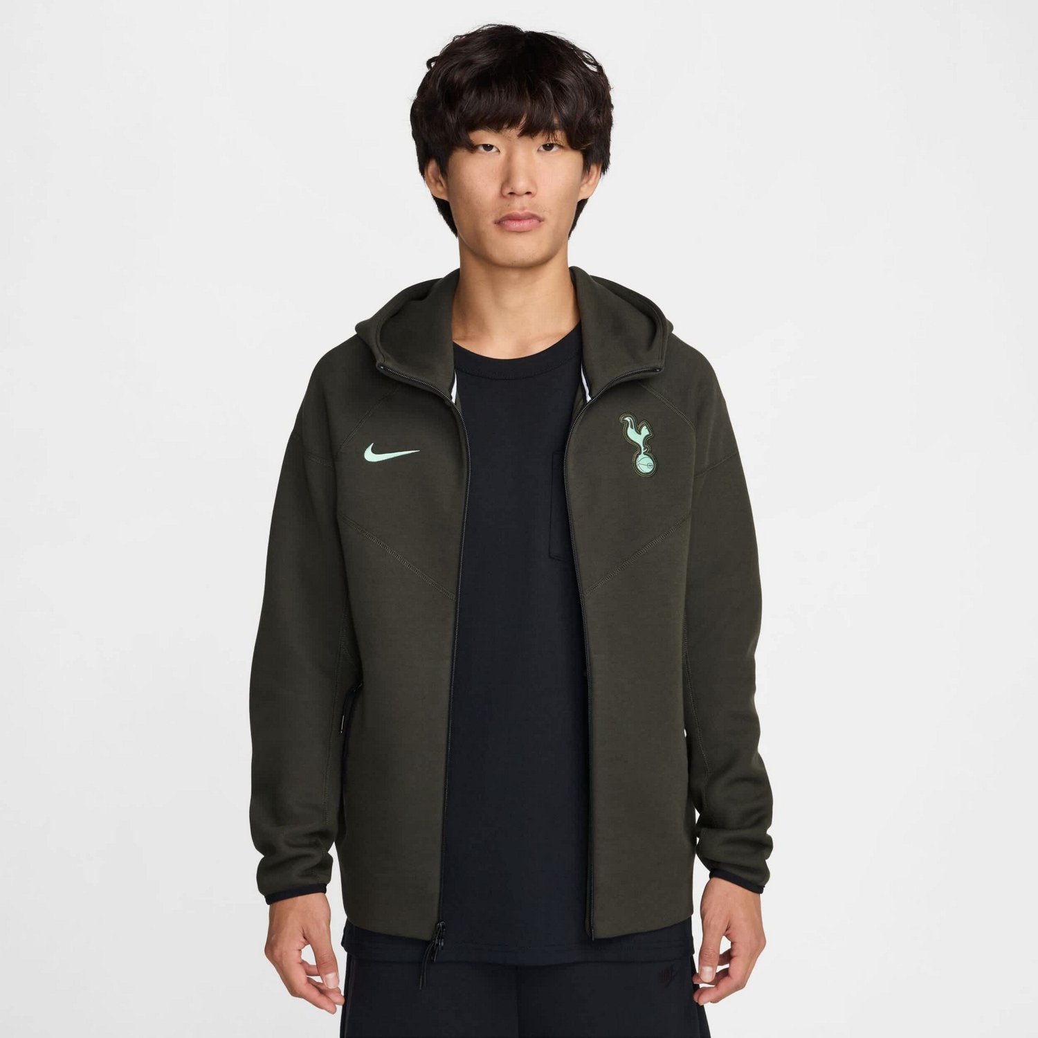 Nike Dark Tottenham Hotspur Third Tech Fleece Windrunner Full-Zip