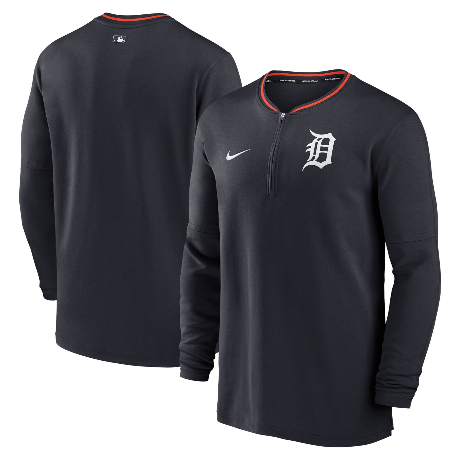 Nike Detroit Tigers Authentic Collection Performance Half-Zip Top                                                               