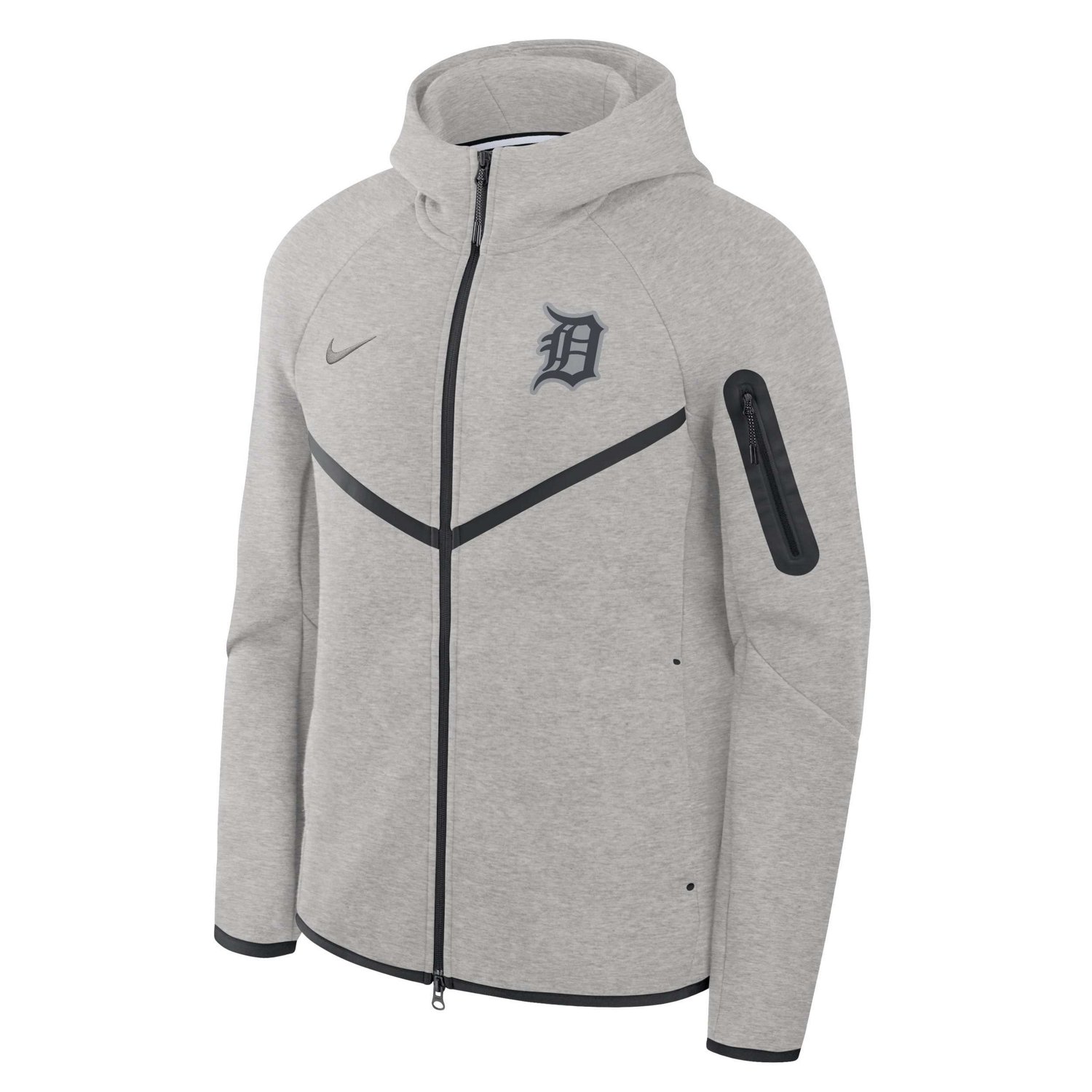 Nike Detroit Tigers Tech Fleece Windrunner Full-Zip Hoodie Jacket - view number 2
