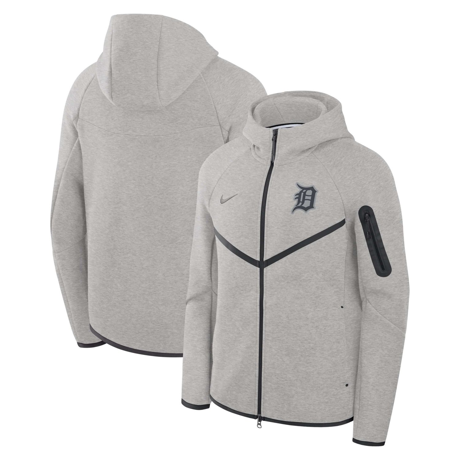 Nike Detroit Tigers Tech Fleece Windrunner Full-Zip Hoodie Jacket