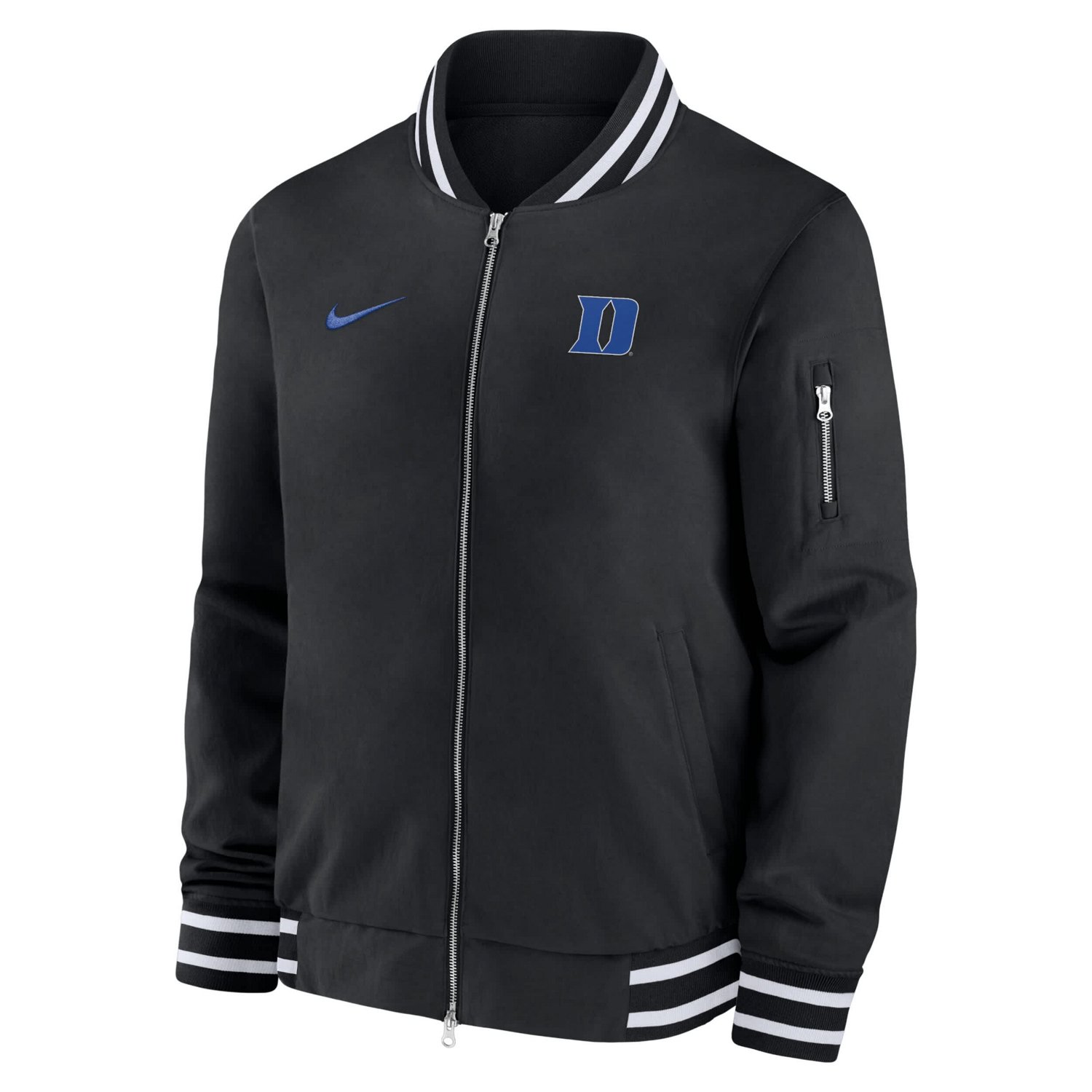 Nike Duke Blue Devils 2024 Sideline Full-Zip Bomber Jacket - view number 2