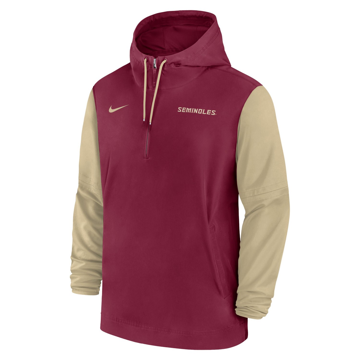 Nike Florida State Seminoles 2024 Sideline Pregame Player Half-Zip Hoodie - view number 2