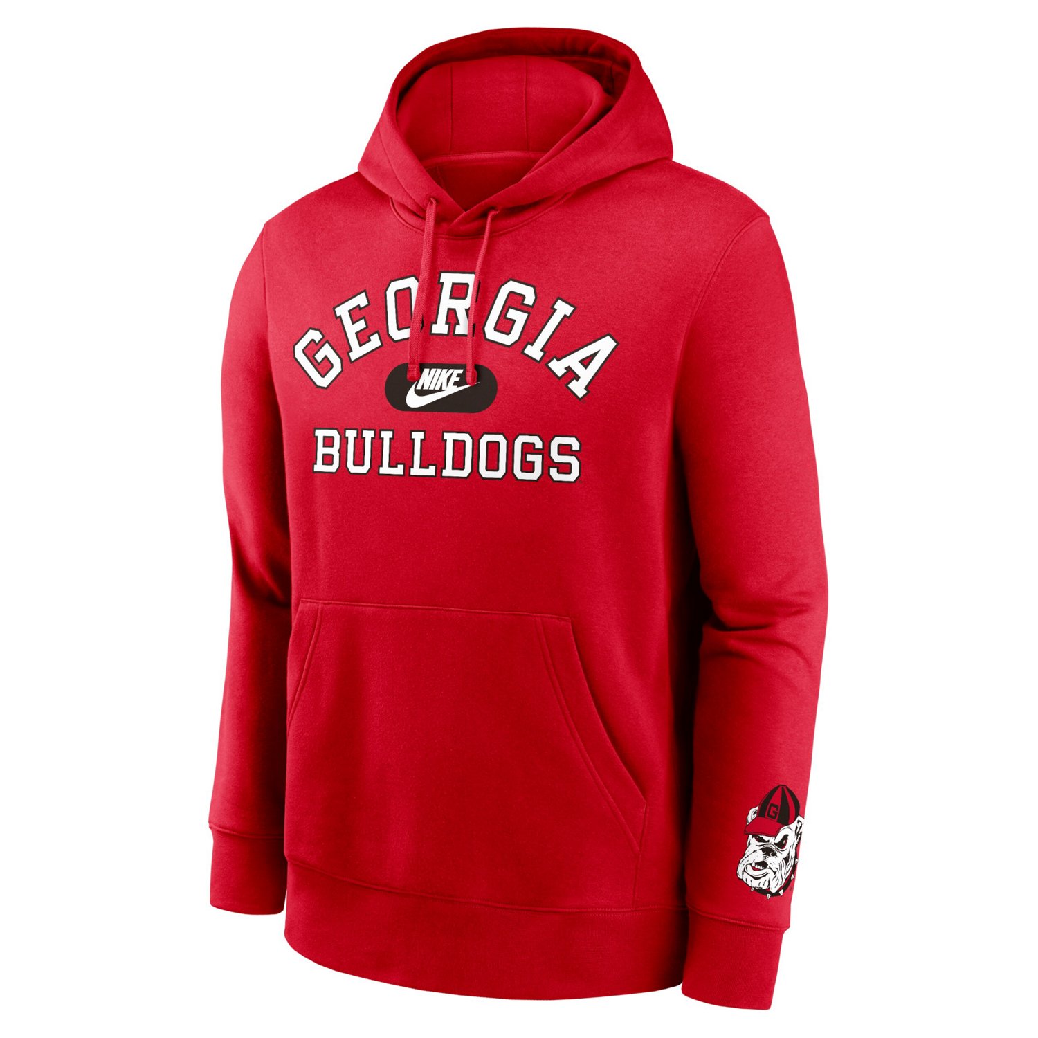 Nike Georgia Bulldogs Legacy Foundational Two-Hit Club Performance Pullover Hoodie                                               - view number 2