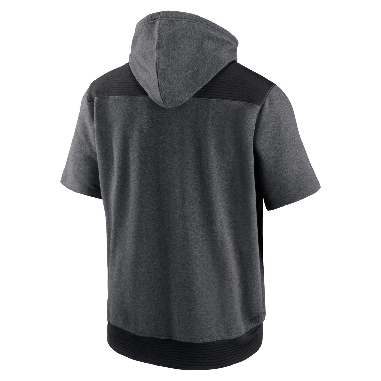 Nike Heathered / Colorado Rockies Authentic Collection Dry Flux Performance Quarter-Zip Short Sleeve Hoodie                      - view number 3