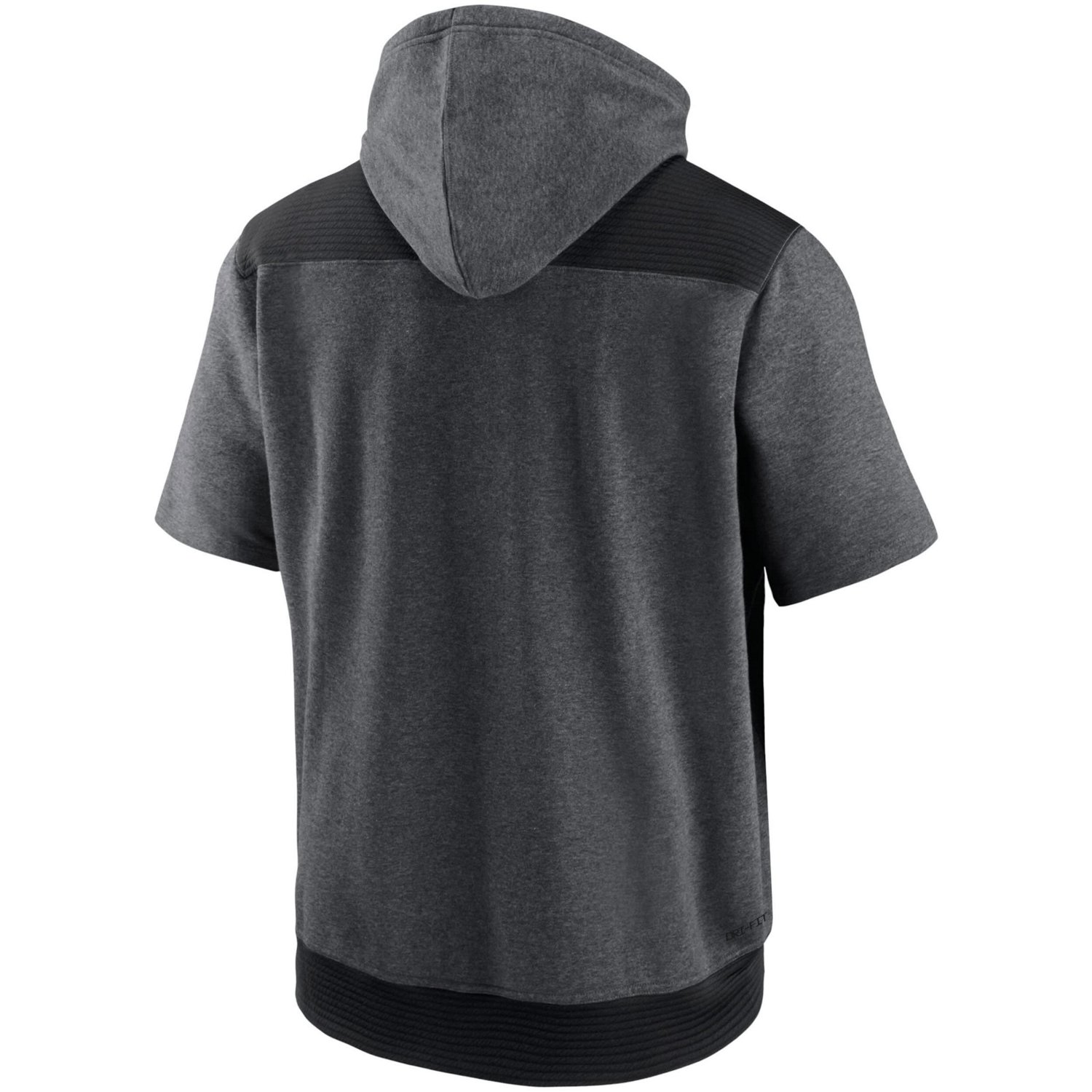 Nike Heathered / Detroit Tigers Authentic Collection Dry Flux Performance Quarter-Zip Short Sleeve Hoodie                        - view number 3