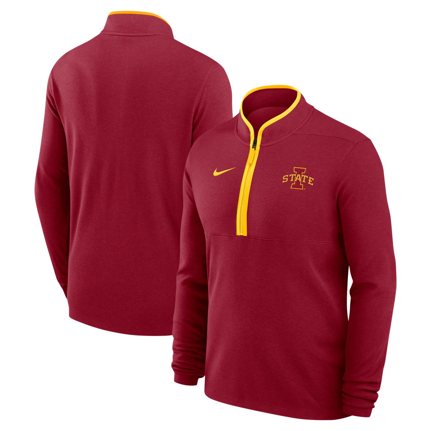 Nike Iowa State Cyclones Coaches Courtside Basketball Victory Performance Quarter-Zip Top
