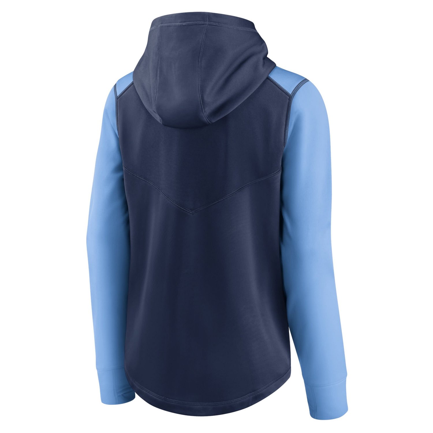 Nike Light Blue Tampa Bay Rays Authentic Collection Baseball Performance Full-Zip Hoodie                                         - view number 3