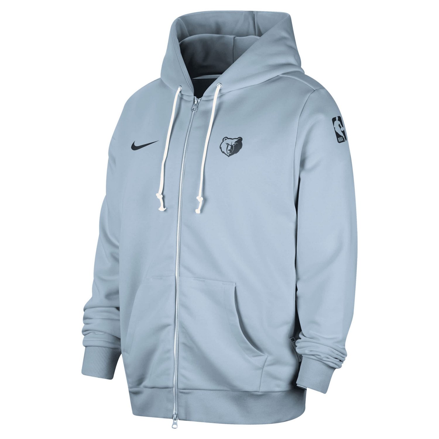 Nike Light Memphis Grizzlies Authentic Standard Issue Full-Zip Hoodie Jacket                                                     - view number 2