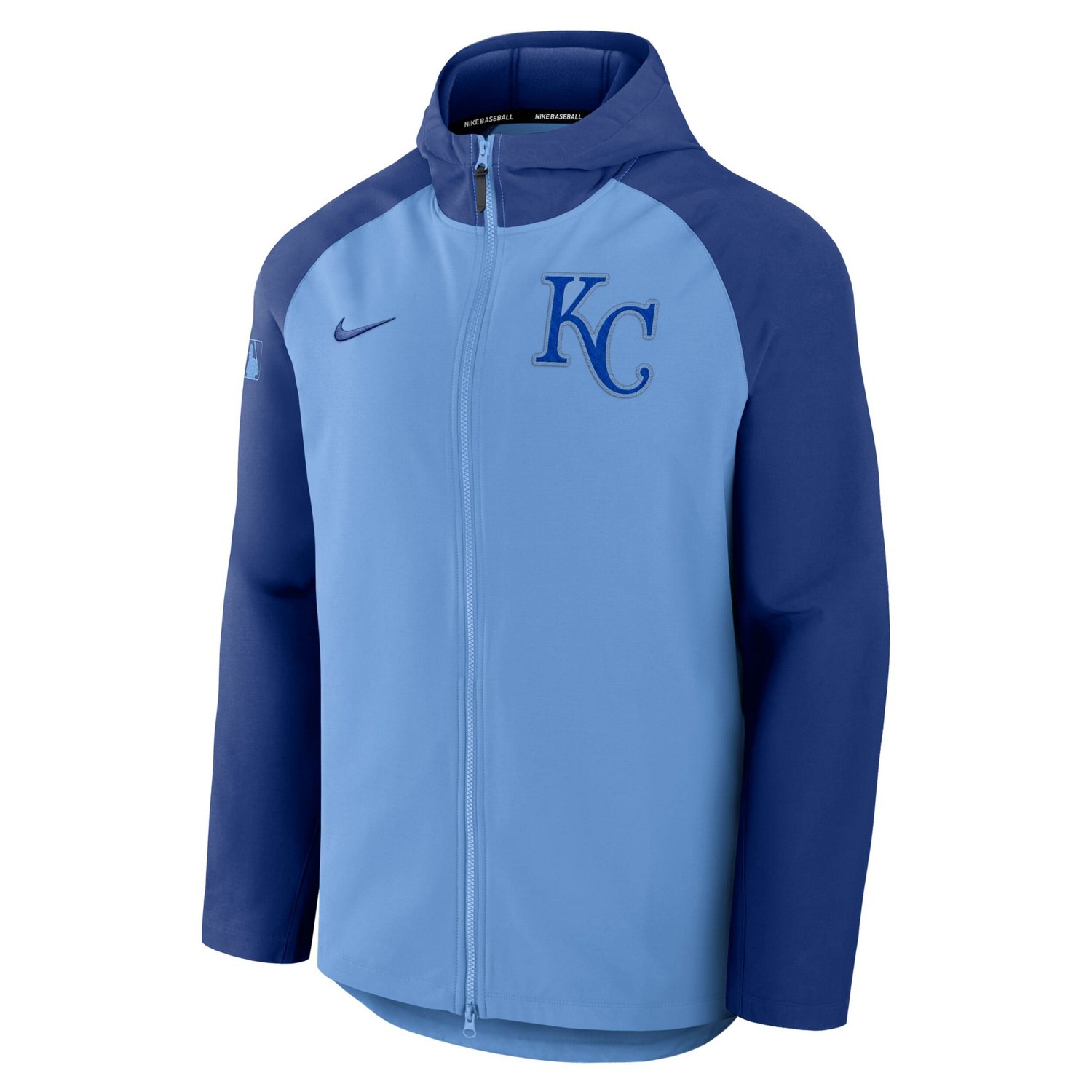 Nike Light Royal Kansas City Royals Authentic Collection Raglan Performance Full-Zip Jacket - view number 2