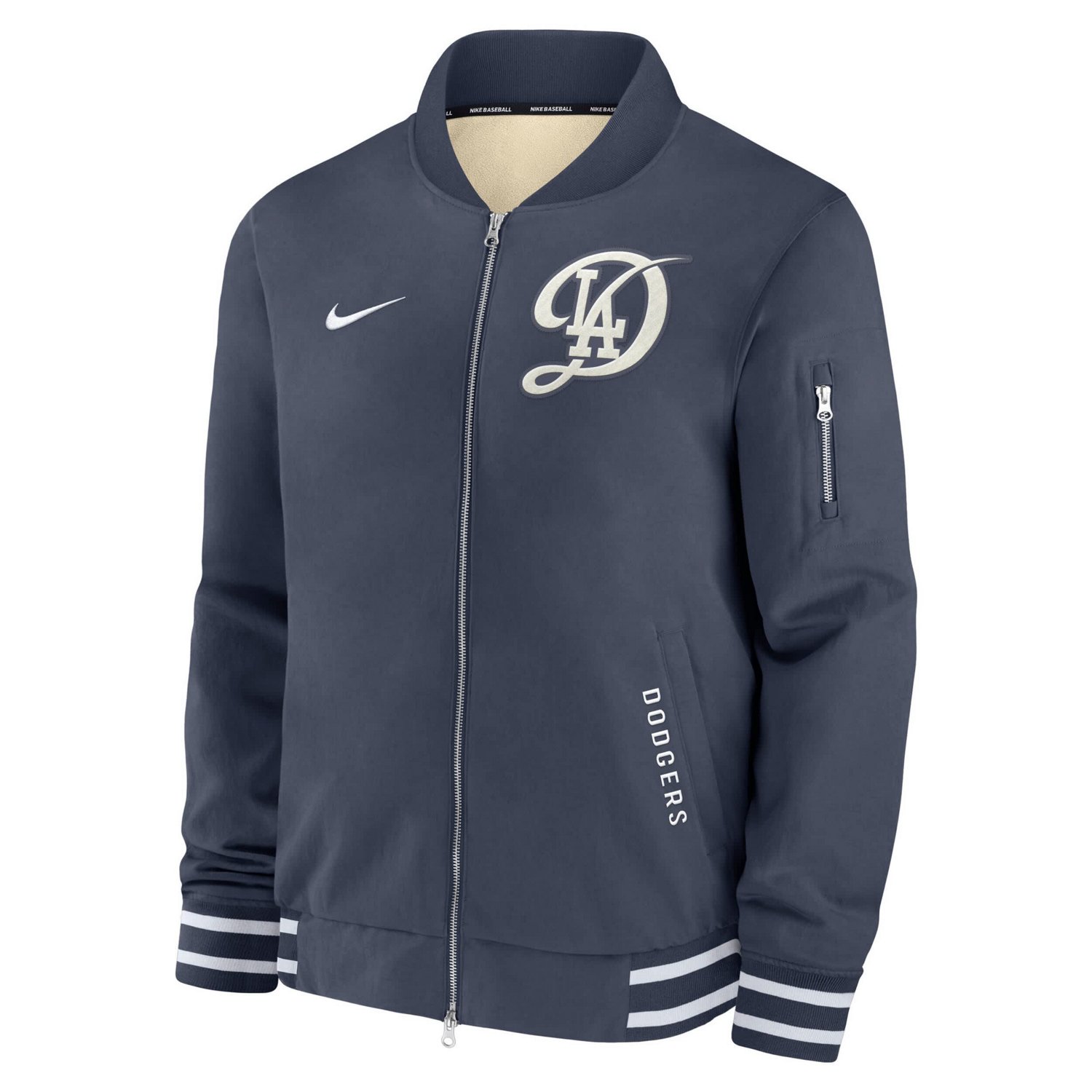 Nike Los Angeles Dodgers Authentic Collection City Connect Full-Zip Bomber Jacket - view number 2