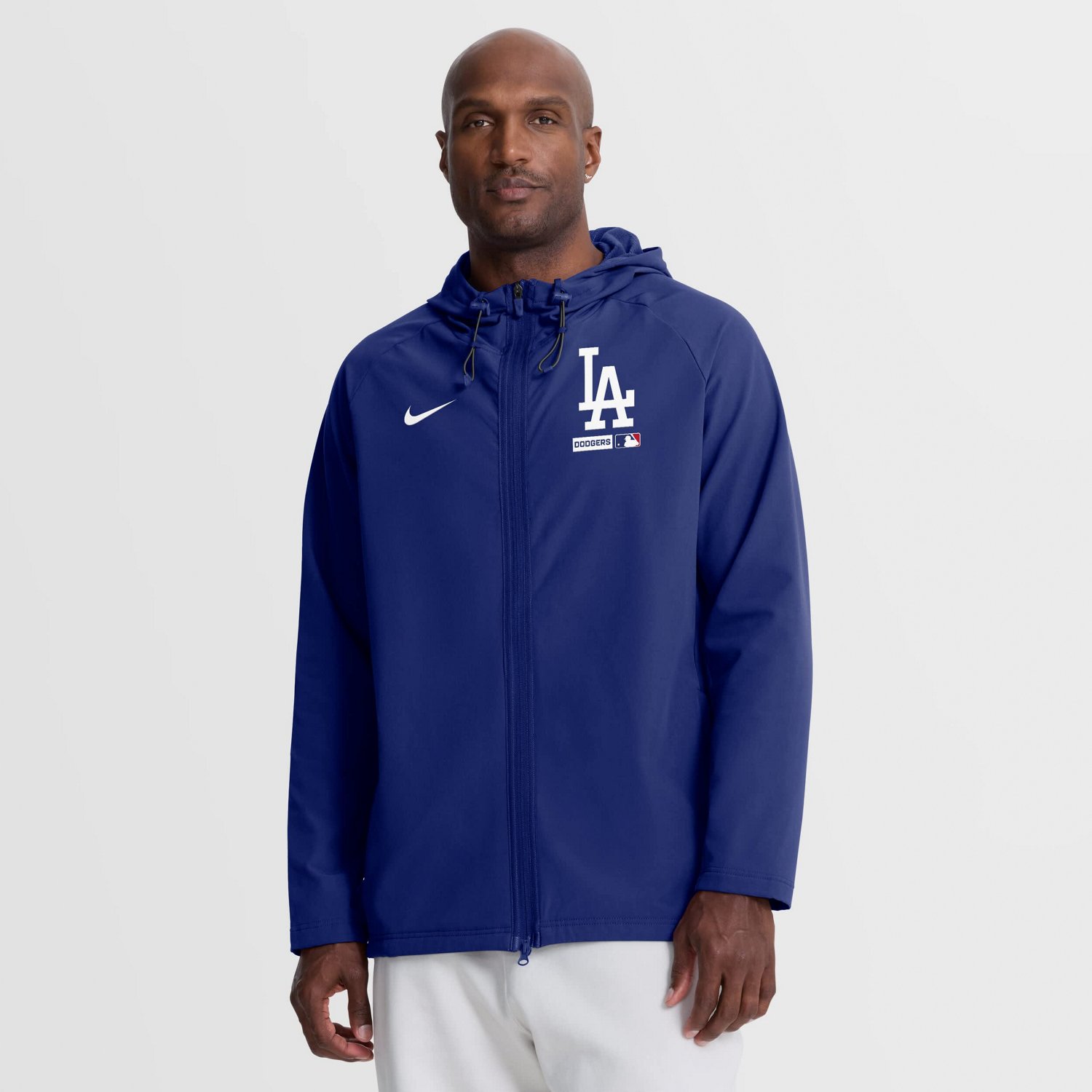 Nike Los Angeles Dodgers Authentic Collection Raglan Therma-FIT Full-Zip Hooded Jacket