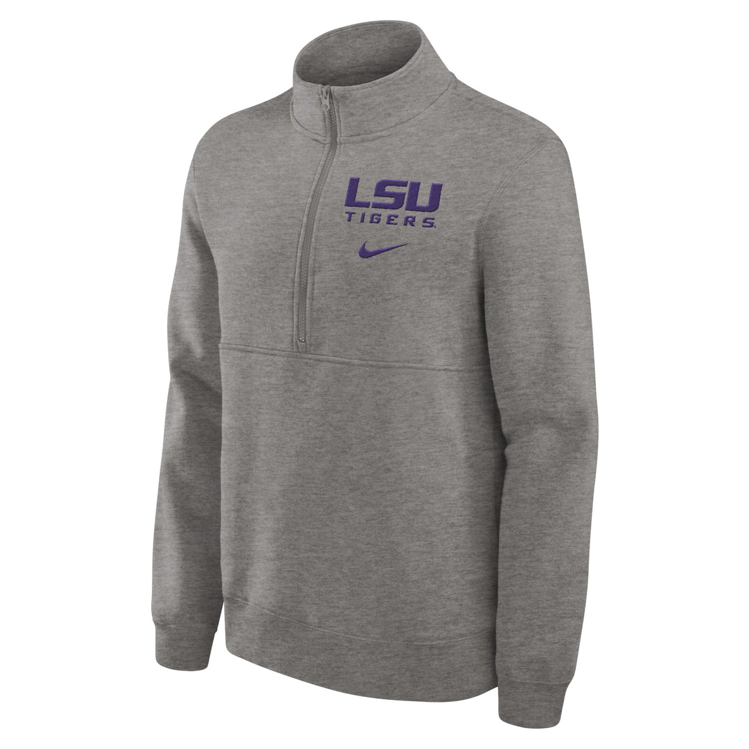 Nike LSU Tigers Primetime Club Half-Zip Sweatshirt - view number 2