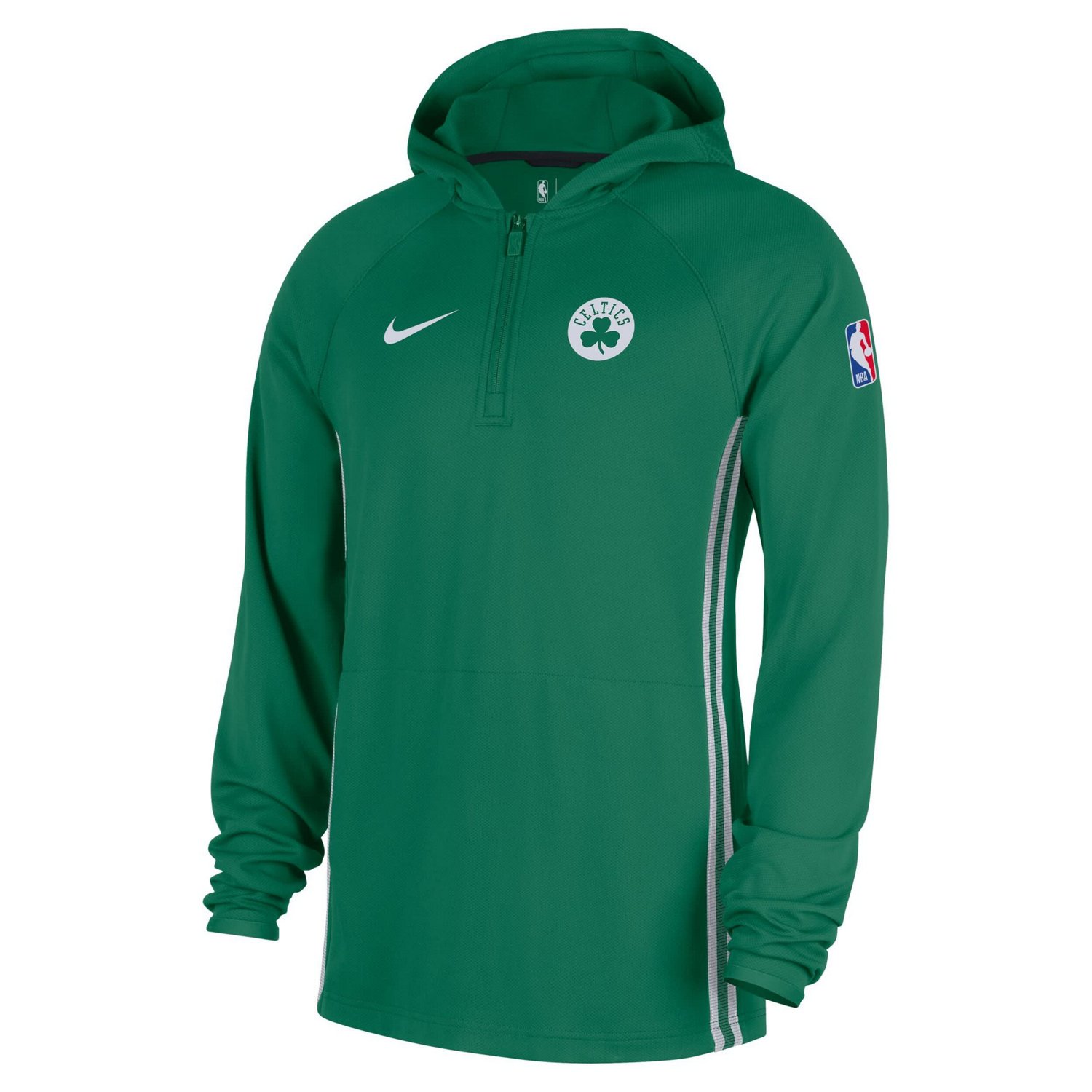 Nike Kelly Boston Celtics Authentic On Court Zone Quarter-Zip Dri-FIT Hoodie Jacket - view number 2