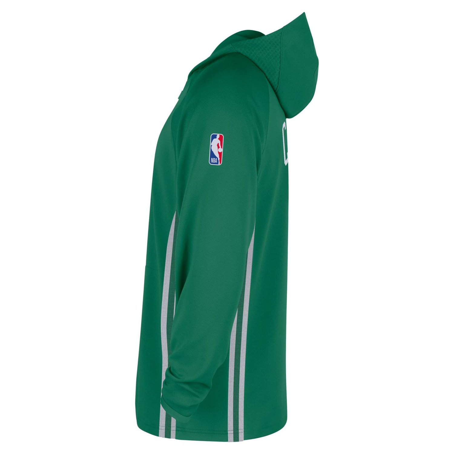 Nike Kelly Boston Celtics Authentic On Court Zone Quarter-Zip Dri-FIT Hoodie Jacket - view number 4