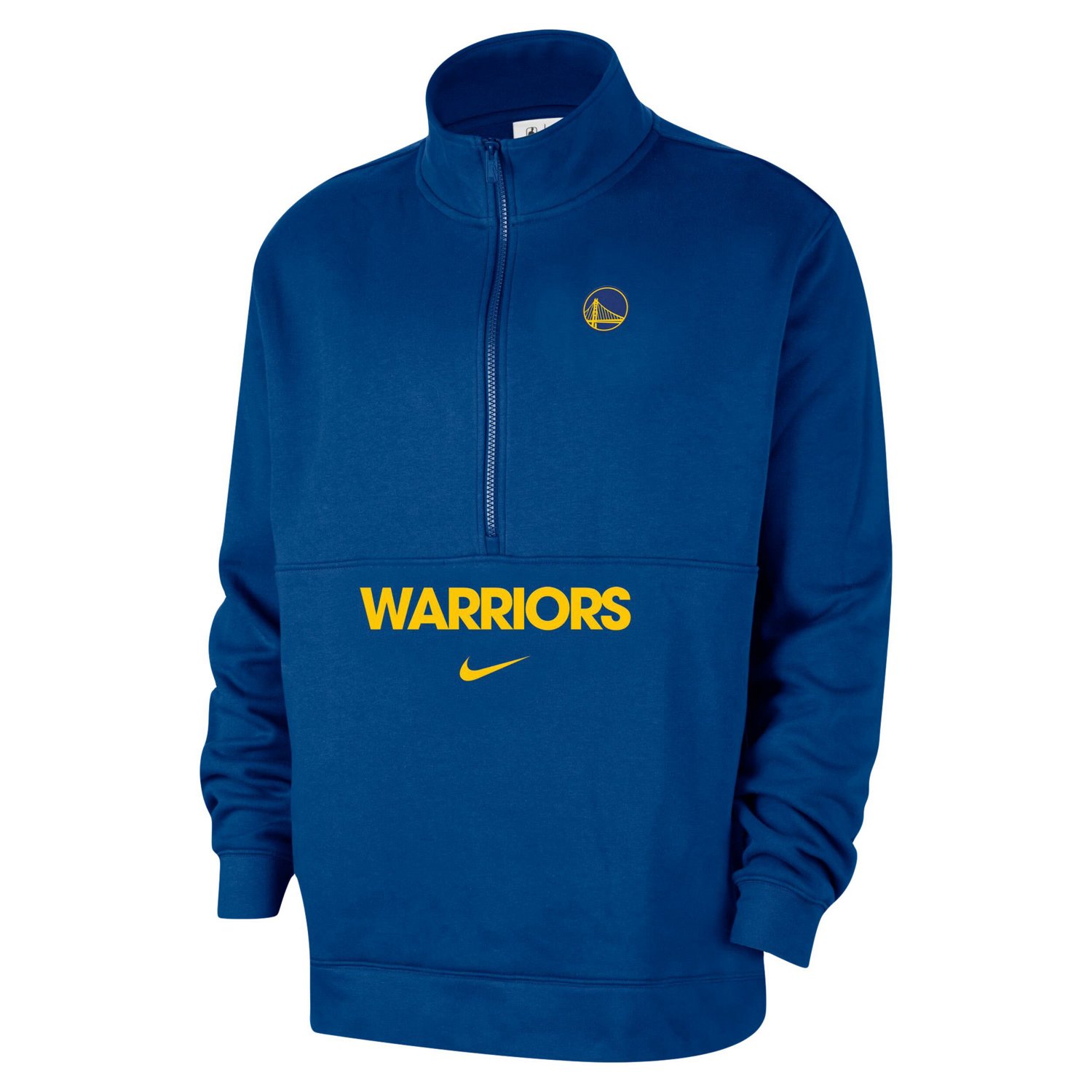 Nike Golden State Warriors Courtside Club Half-Zip Jacket - view number 2