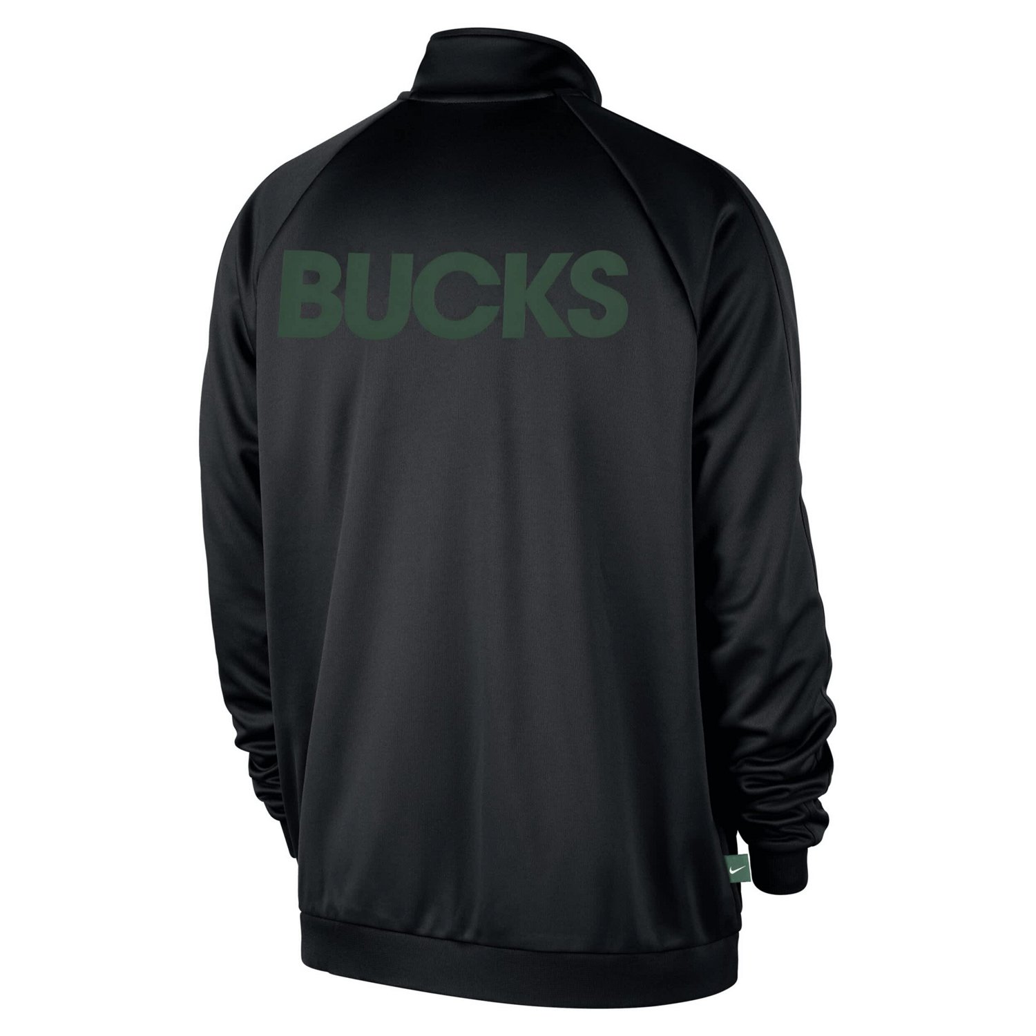 Nike Men’s Milwaukee Bucks Courtside Pique Club Full-Zip Track Jacket - view number 3