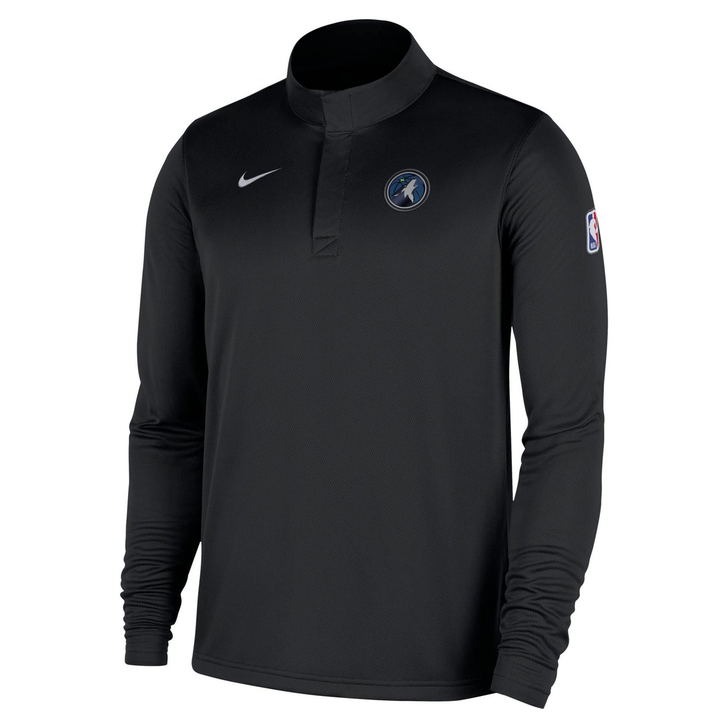 Nike Men’s Minnesota Timberwolves 2025-26 Dri-FIT Authentic 1/4-Zip Coaches Jacket - view number 2